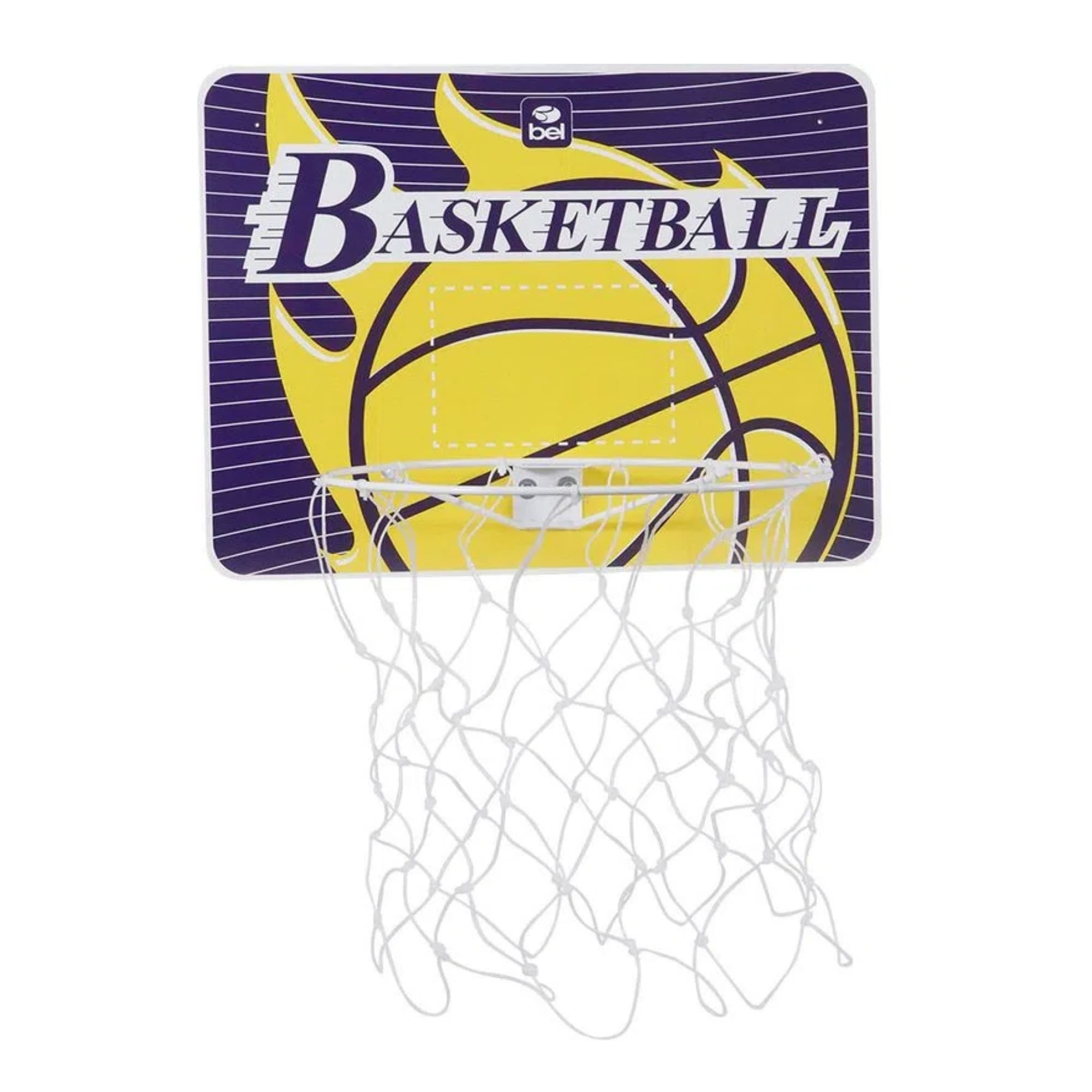 Brinquedo Tabela de Basquete Com Aro Infantil e Rede Bel - 489209