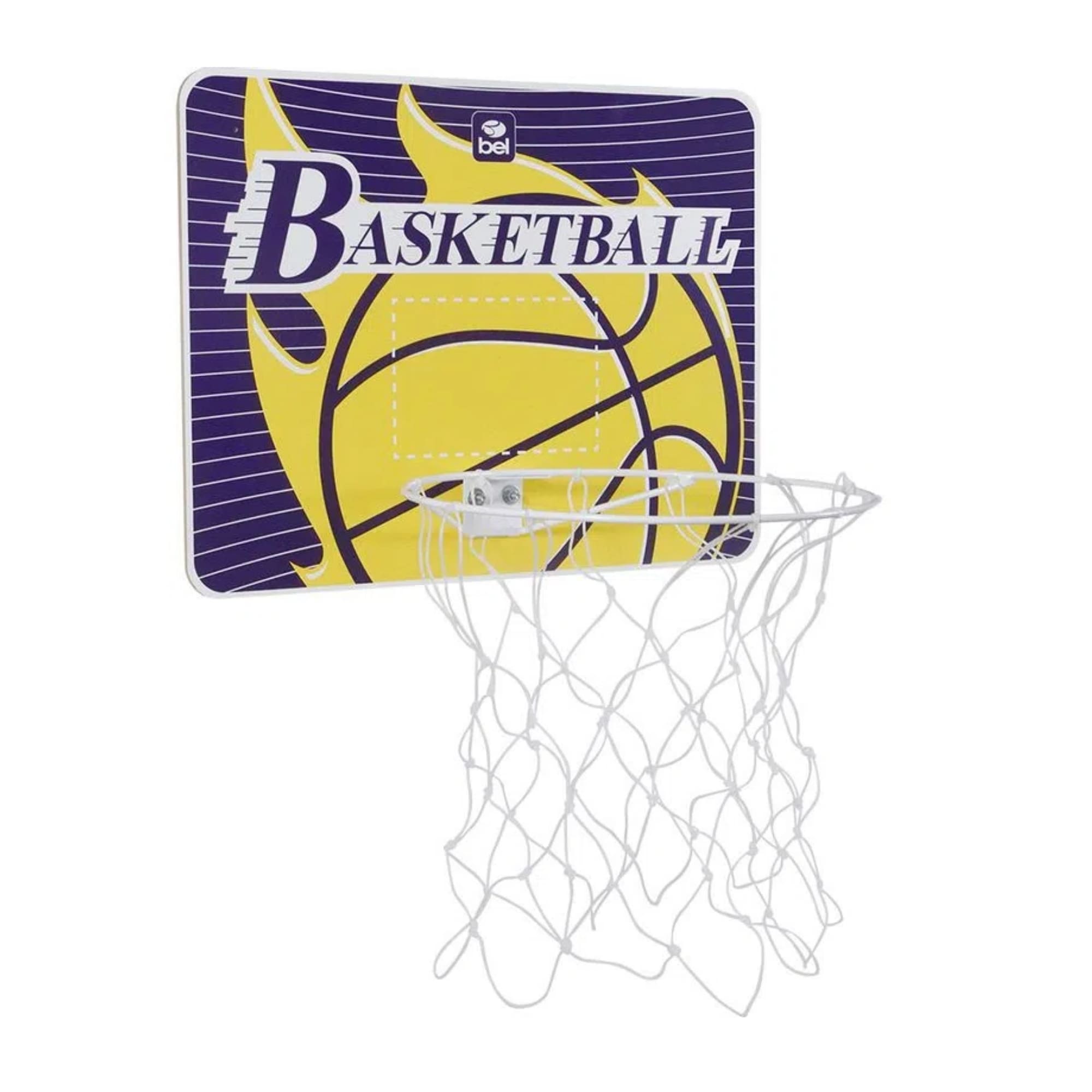 Brinquedo Tabela de Basquete Com Aro Infantil e Rede Bel - 489209