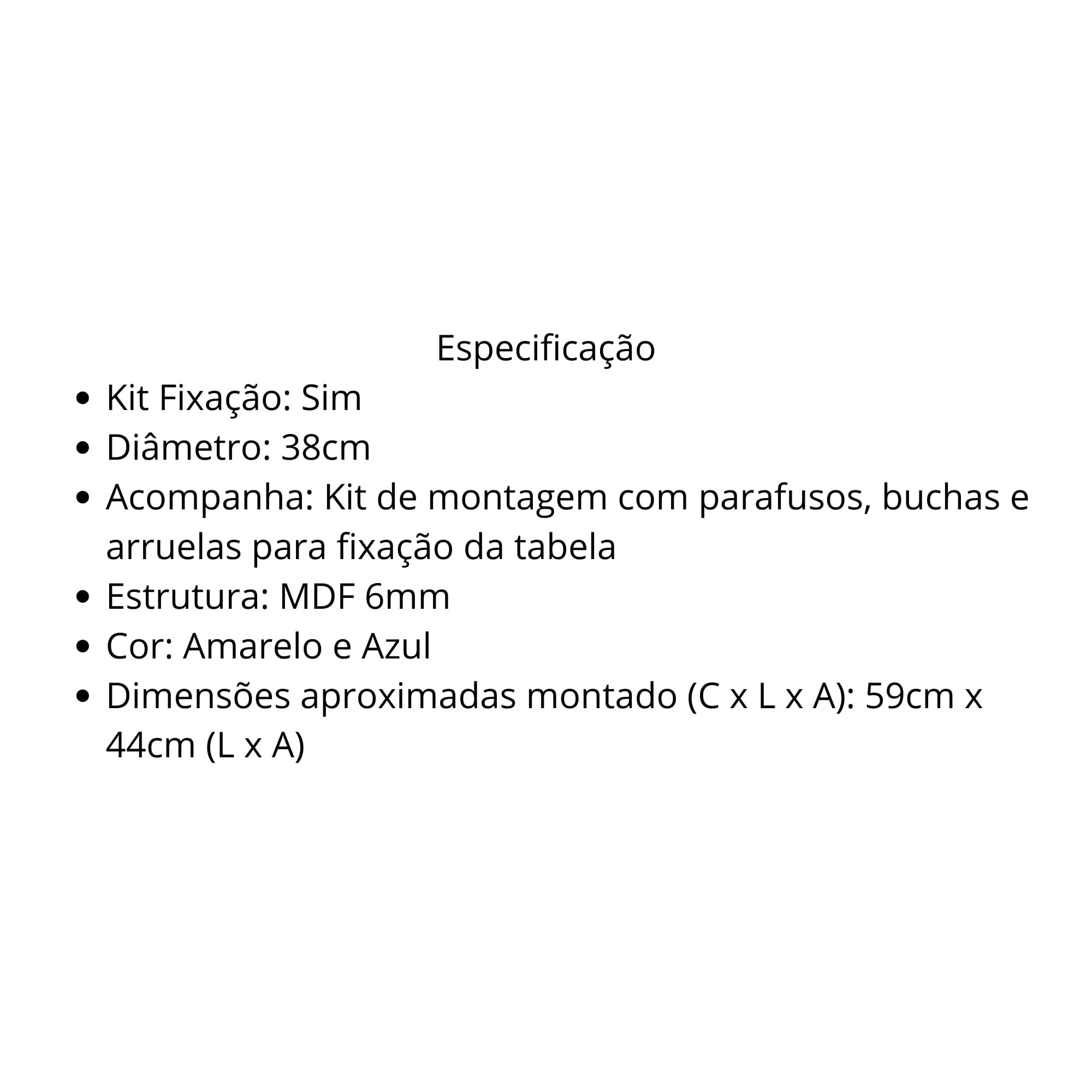 Brinquedo Tabela de Basquete Com Aro Infantil e Rede Bel - 489209