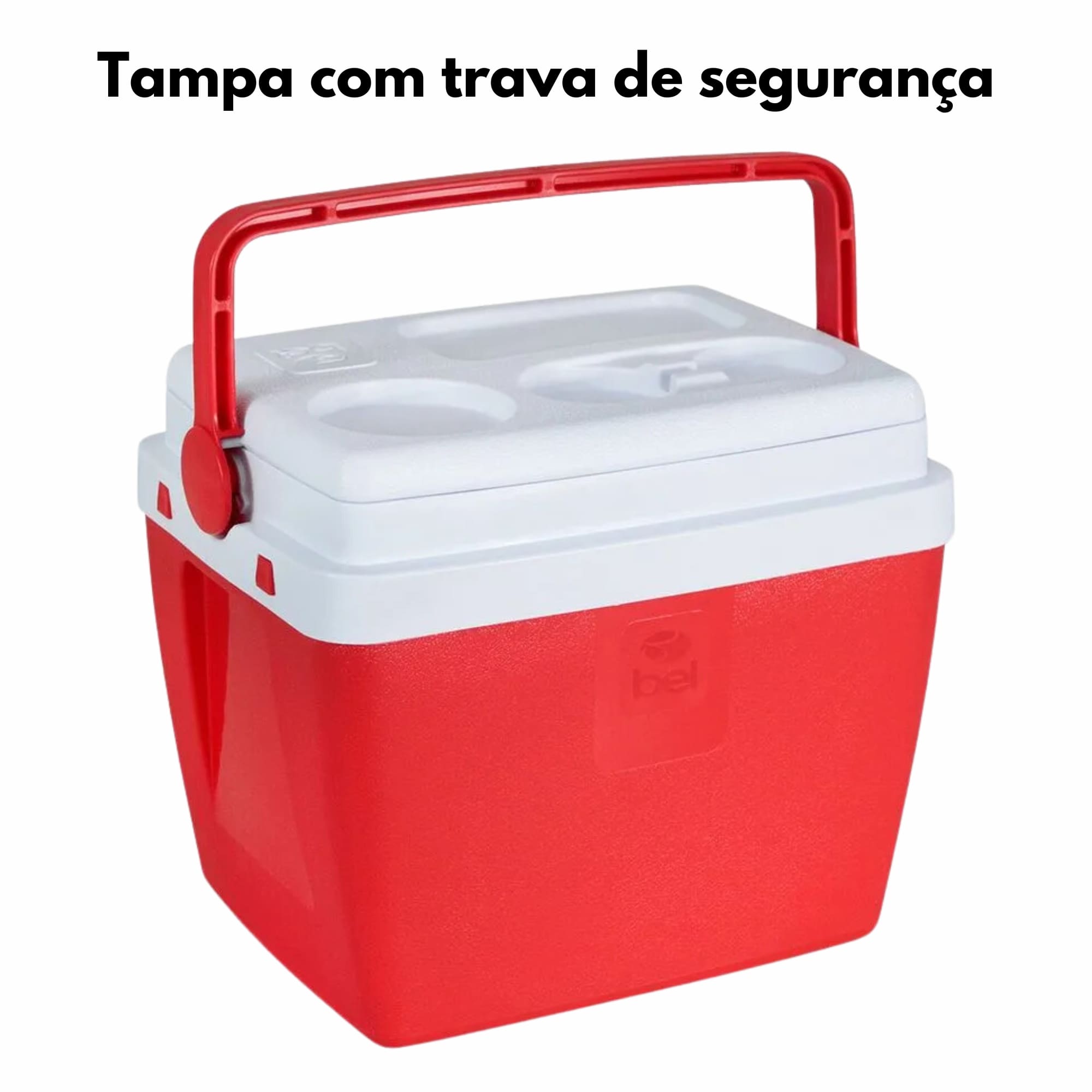 Caixa Térmica 12 Litros Vermelha Bel - 071304