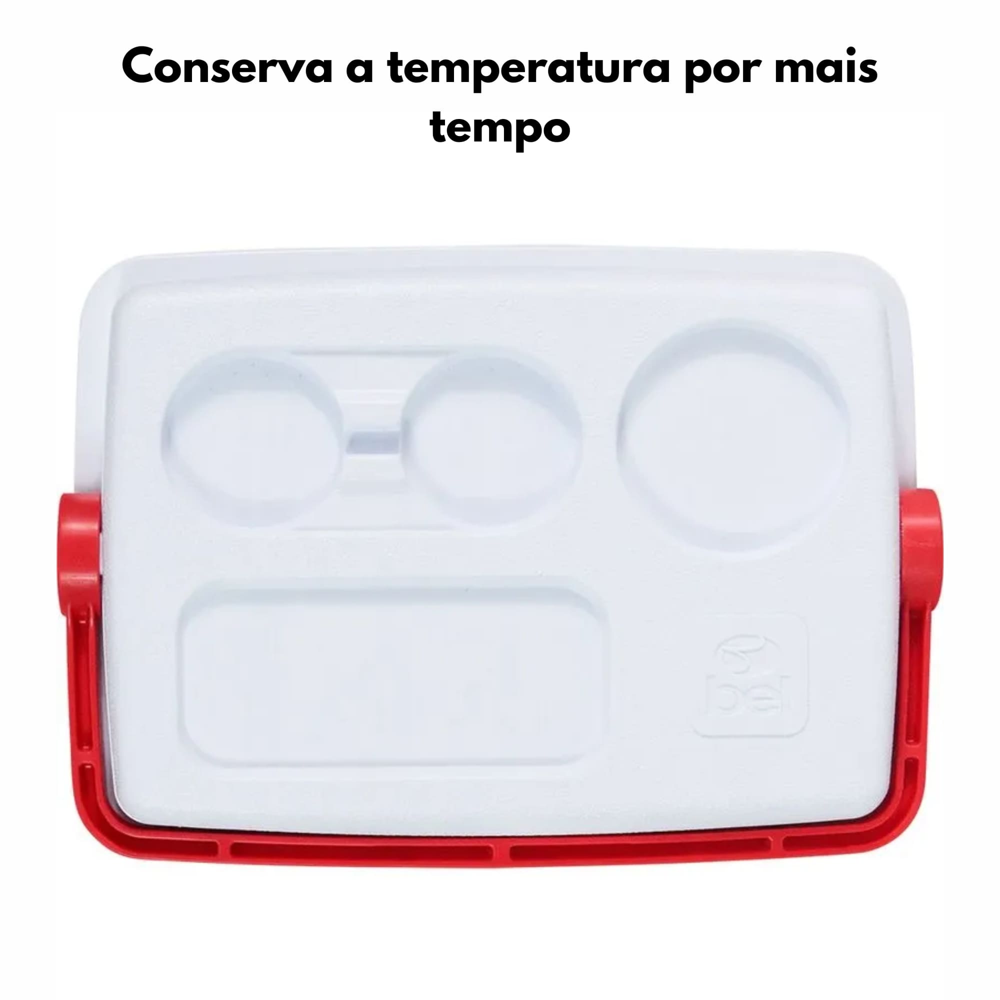 Caixa Térmica 12 Litros Vermelha Bel - 071304