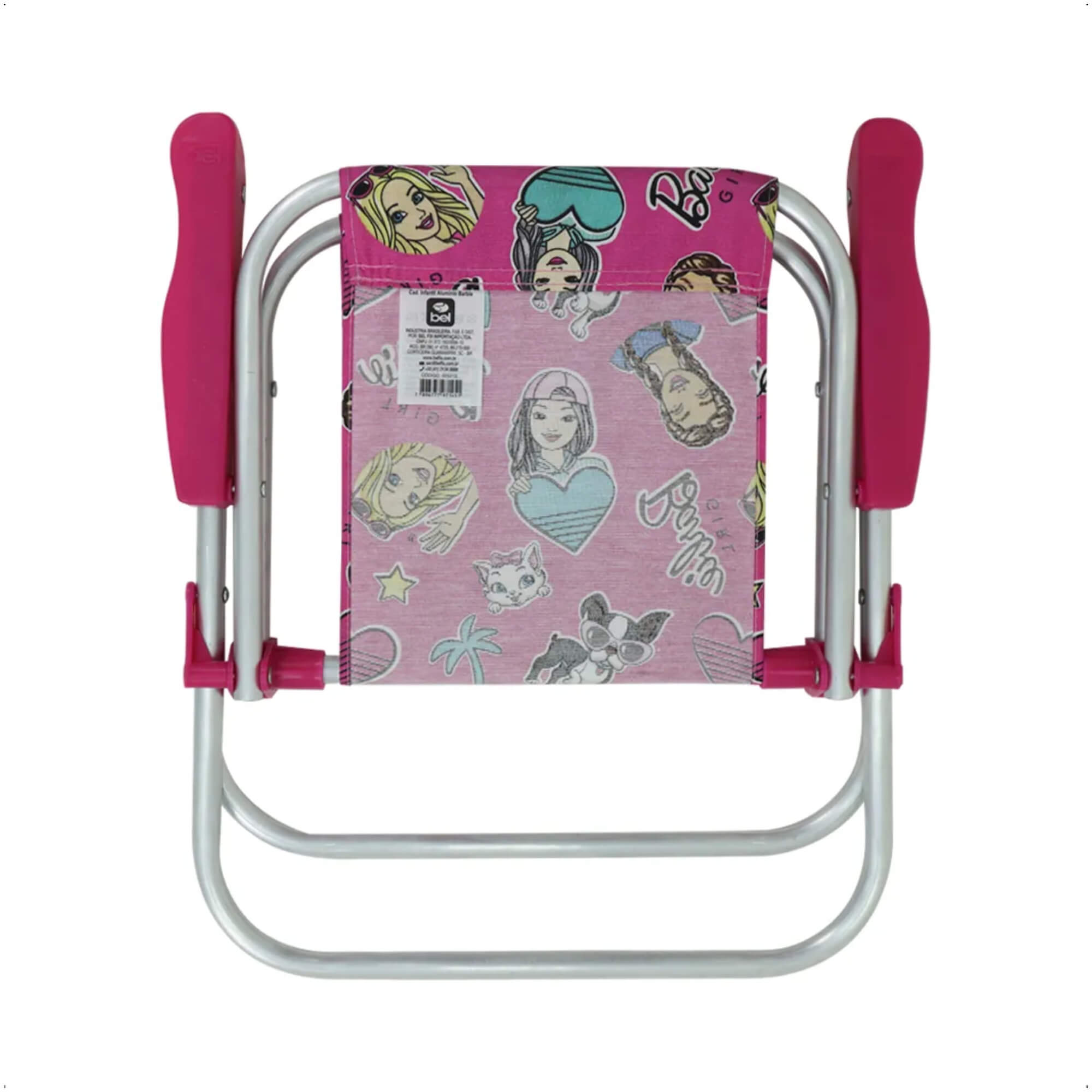 Cadeira de Praia Infantil em Alumínio Barbie Bel (P55) 025210