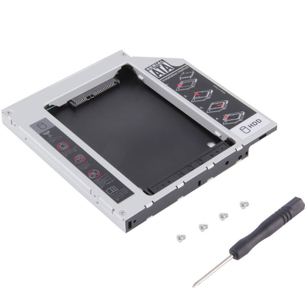 Adaptador Caddy 9.5mm para HD e SSD 2,5" de Macbook - F3
