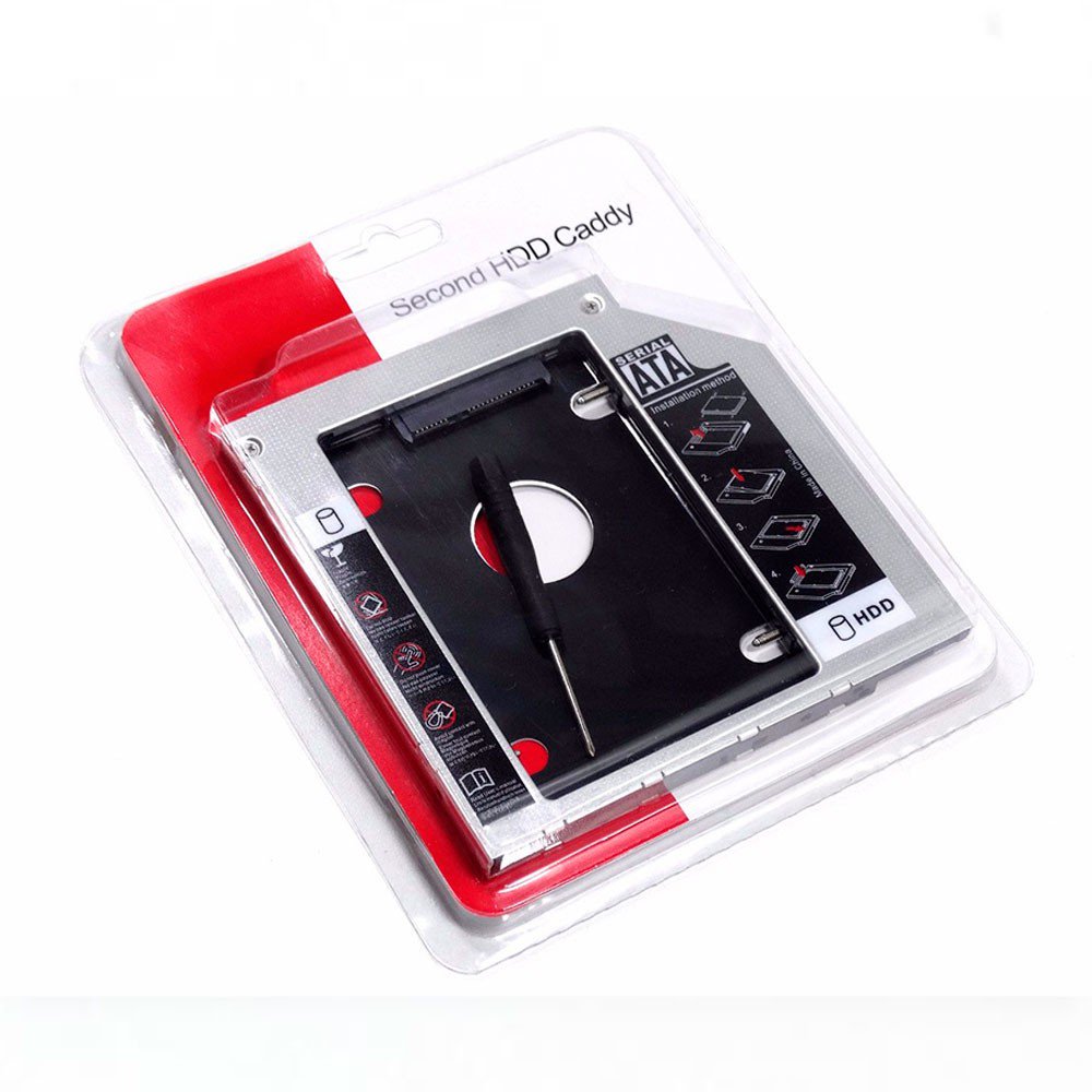 Adaptador Caddy 9.5mm para HD e SSD 2,5" de Macbook - F3