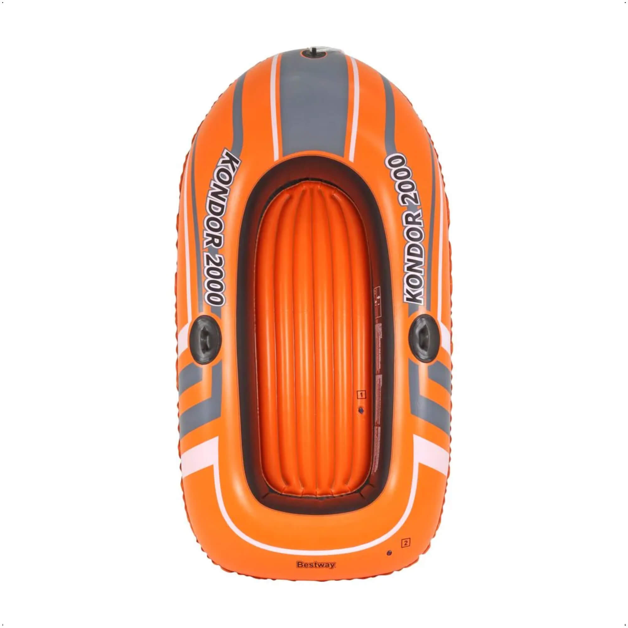 Bote Inflável Hydro-Force Raft Com Remo 1,96 m X 1,14 m + Bomba De Ar Bel 599800