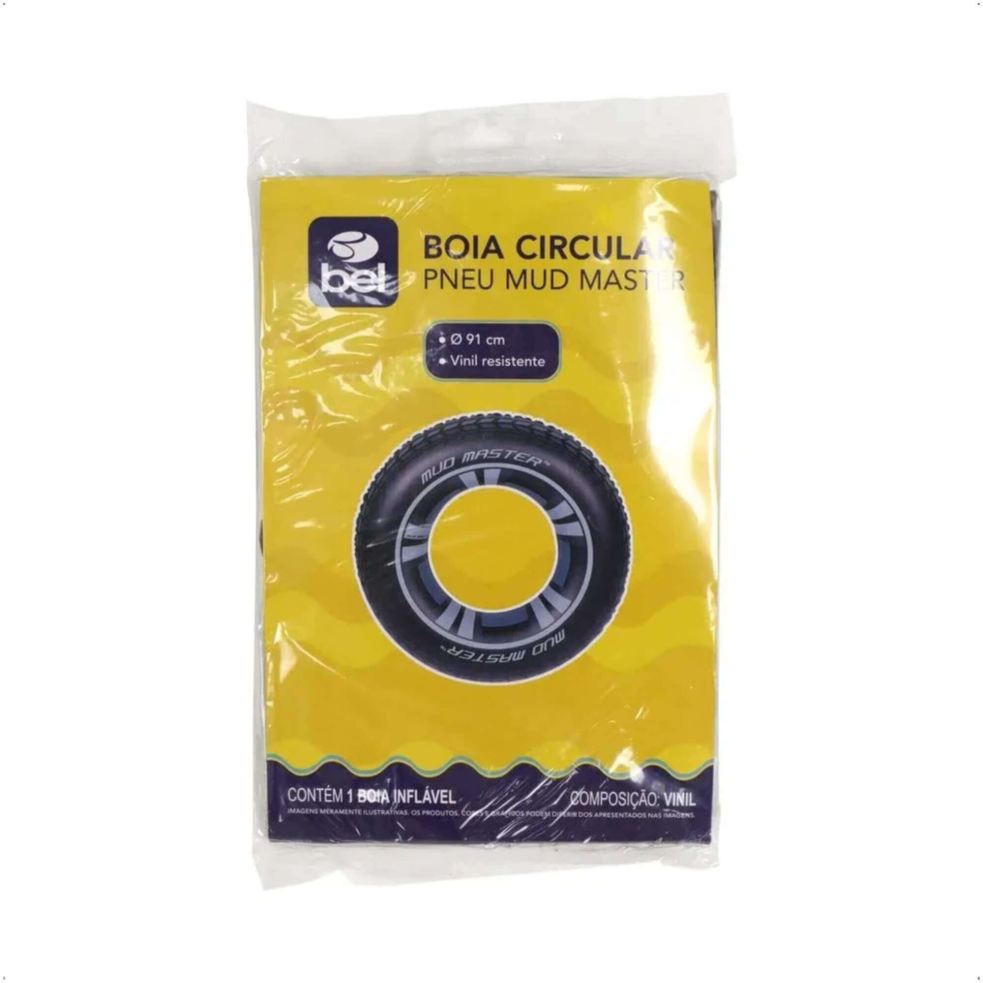 Boia Circular Pneu Mud Master 91cm BEL - 97600