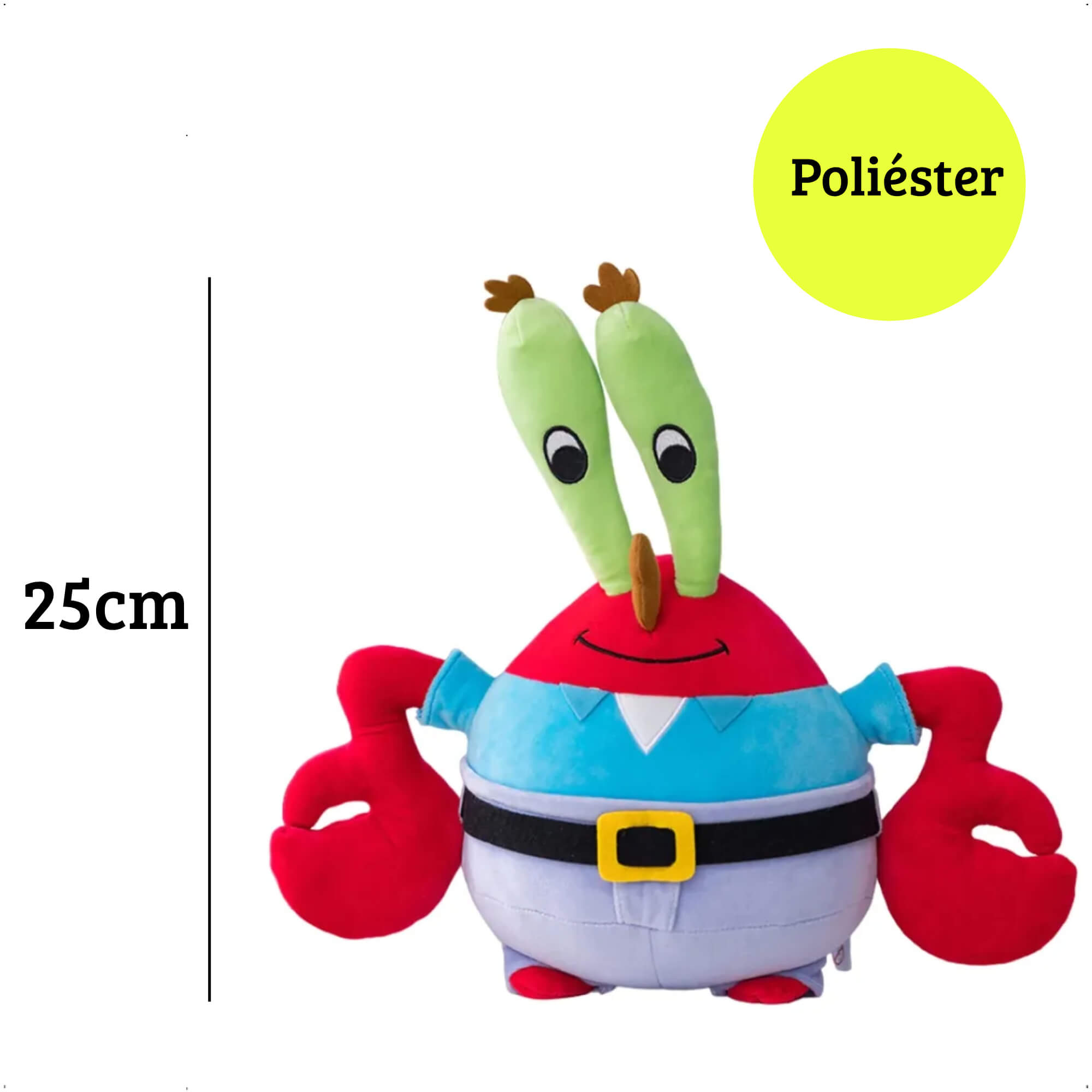 Pelucia Seu Siriguejo 25cm +2 anos Brinquedo Multikids - BR2106