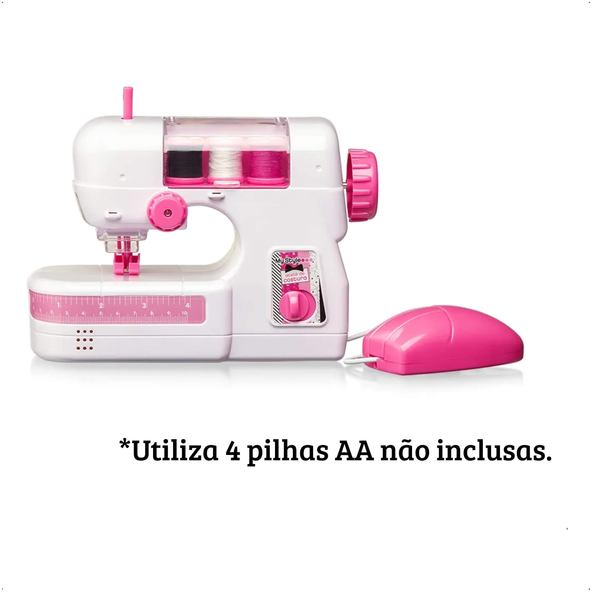 Brinquedo Maquina e Ateliê de Costura Com Acessórios My Style Acima dos 4 Anos Multikids - BR1229