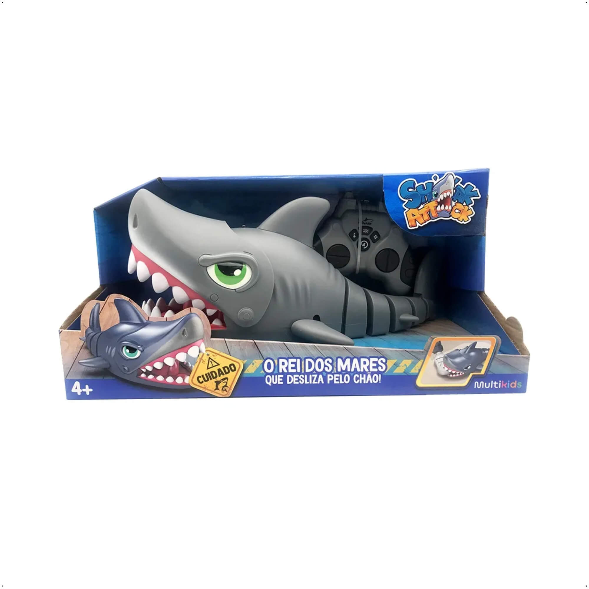 Brinquedo Tubarão de Controle Remoto Shark Attack Multikids - BR2061