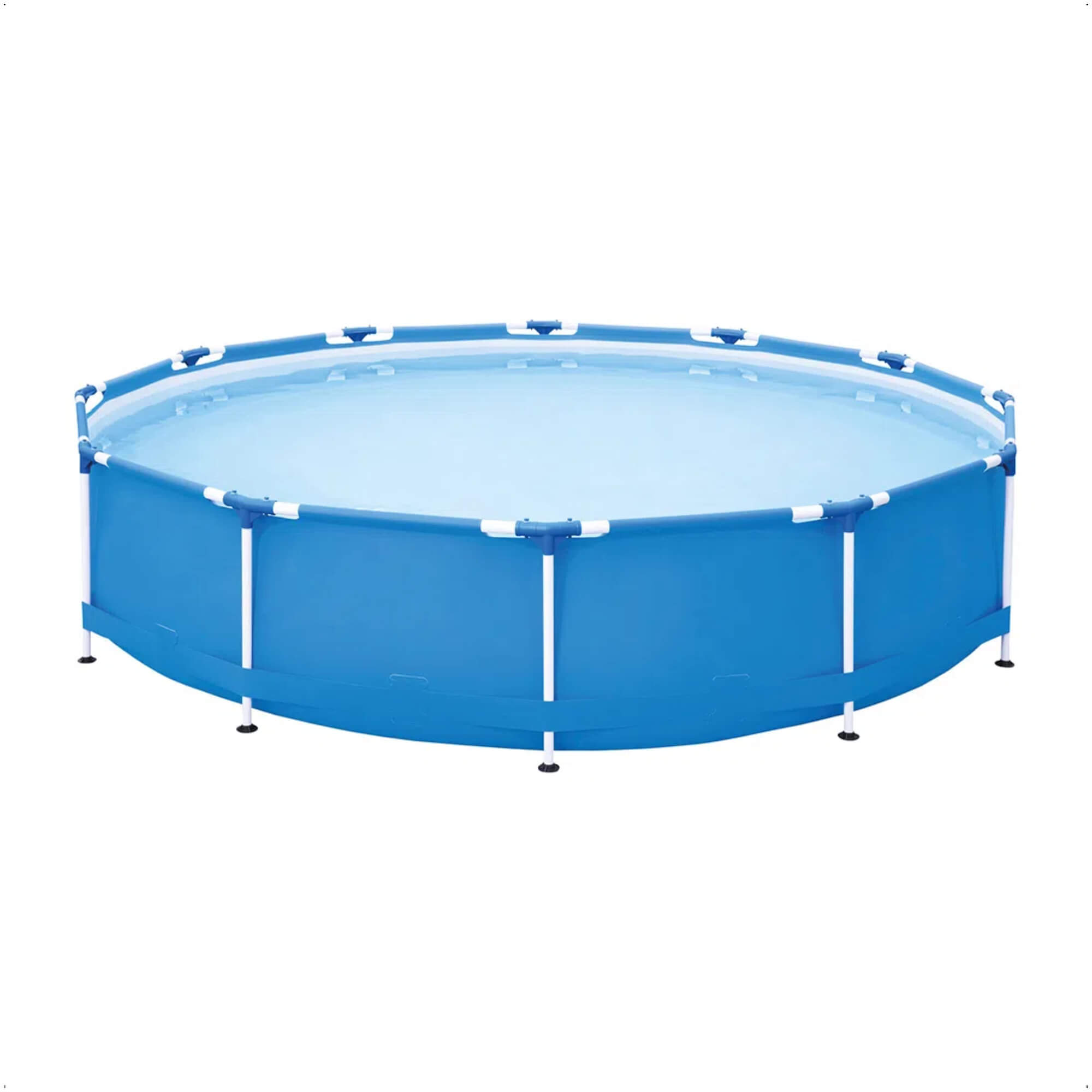 Piscina Estruturada PVC 7000 Litros Cor Azul com Kit Reparo MOR - 001046