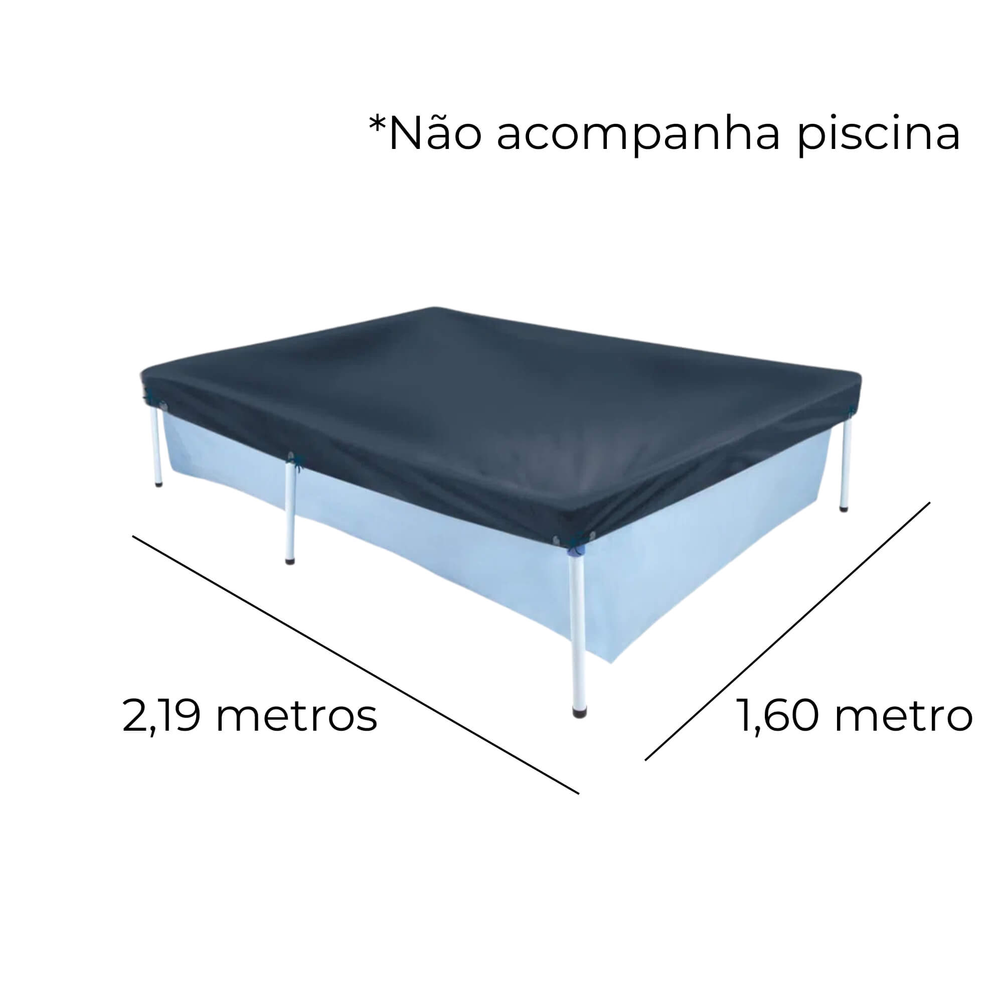 Capa para Piscina Infantil Retangular 1000L MOR 001402