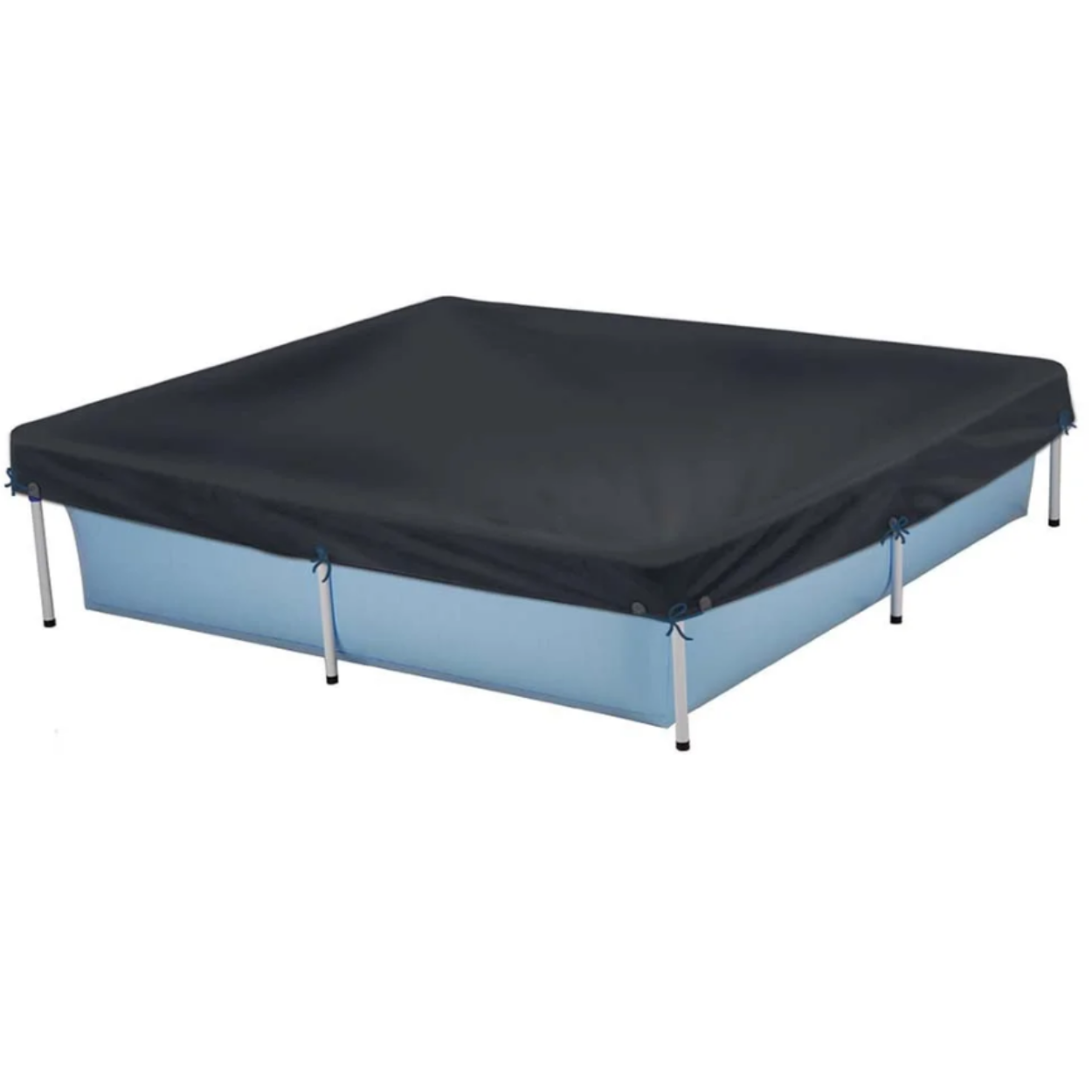 Capa para Piscina Estruturada de 1500 Litros Preta - MOR 001403