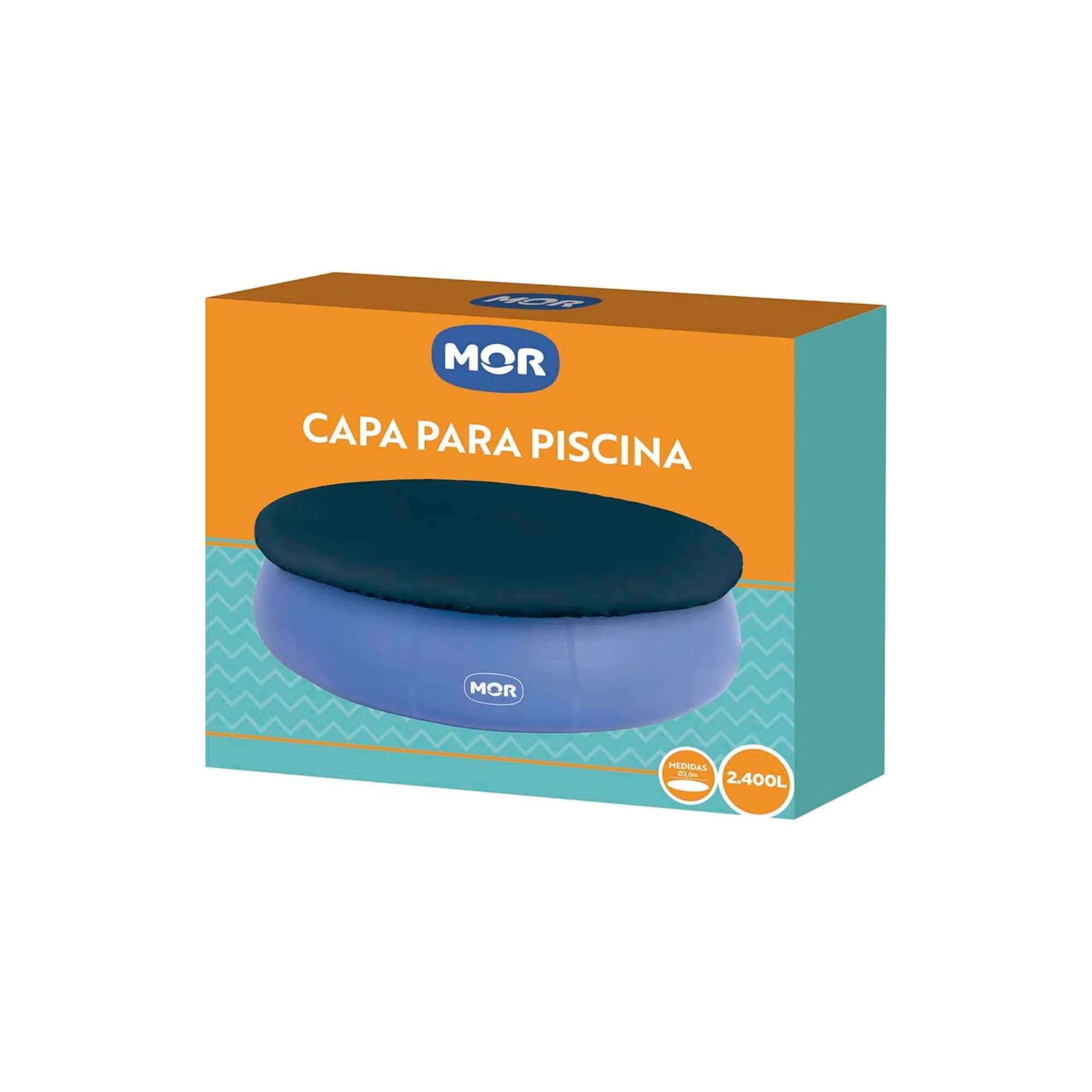 Capa para Piscina Inflável Redonda 2,60m - 2400L MOR 001420