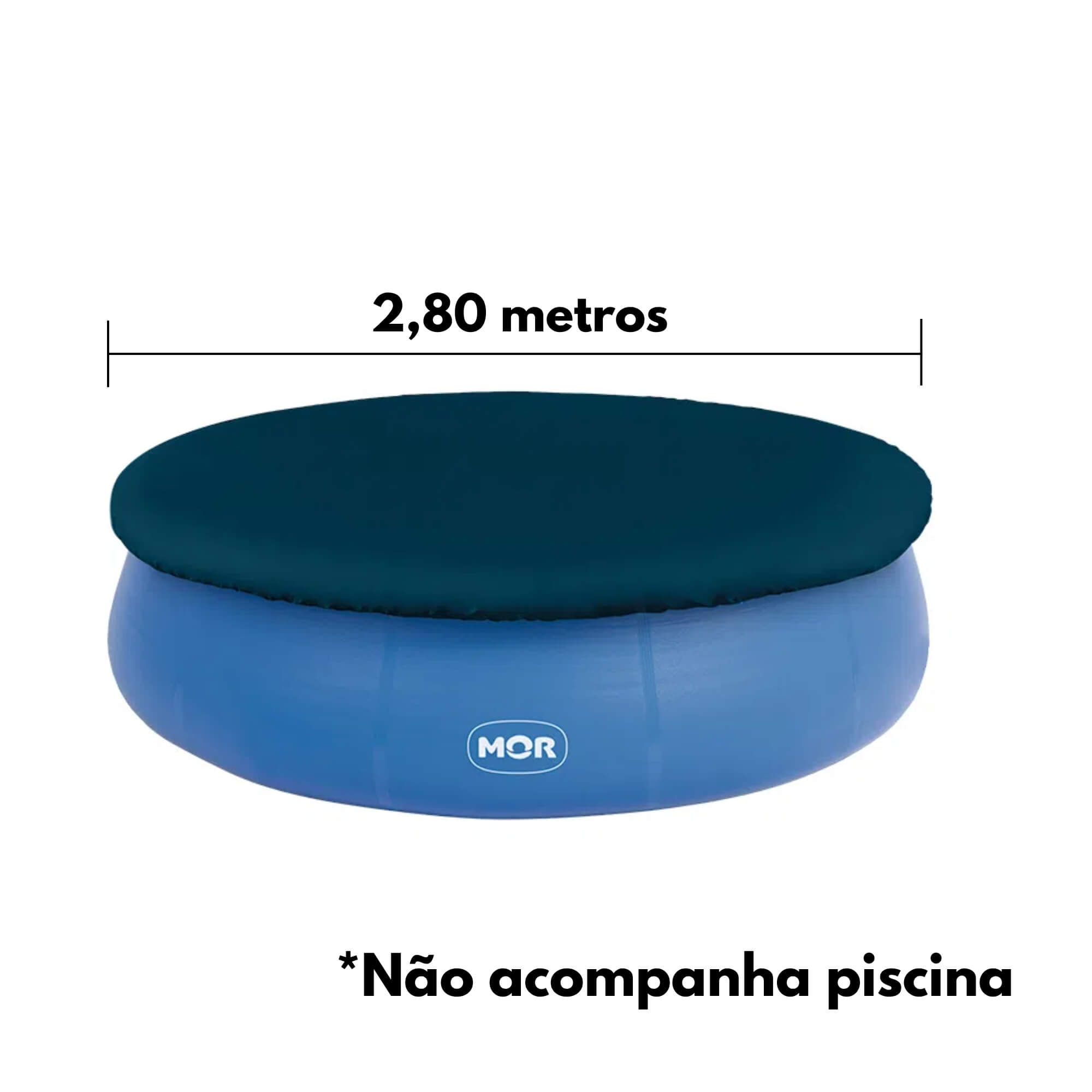 Capa para Piscina Inflável Redonda 2,80m - 3400L MOR 001427