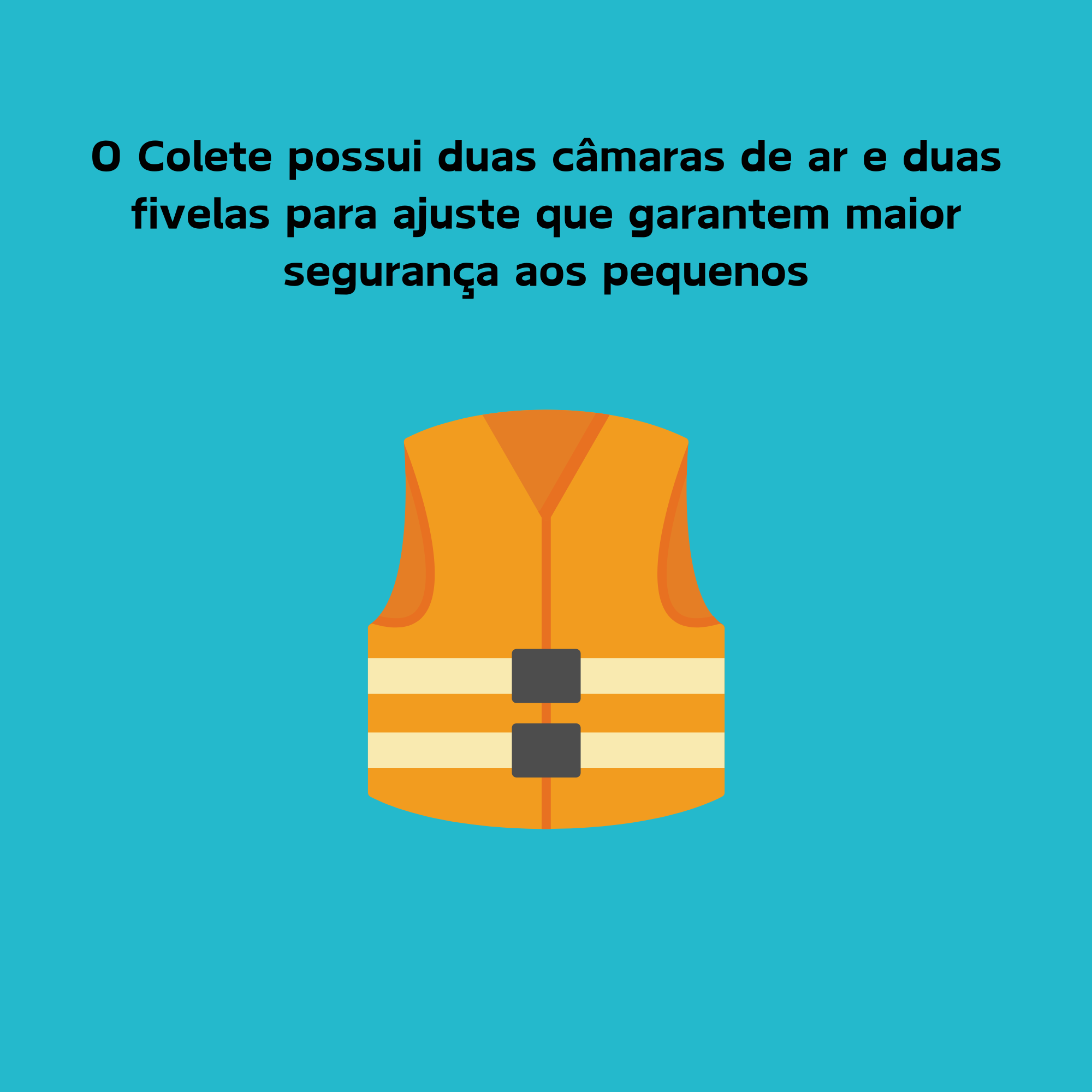Colete Infantil para Piscina Boia Kids Salva Vidas Segurança Infantil Mor - 001822