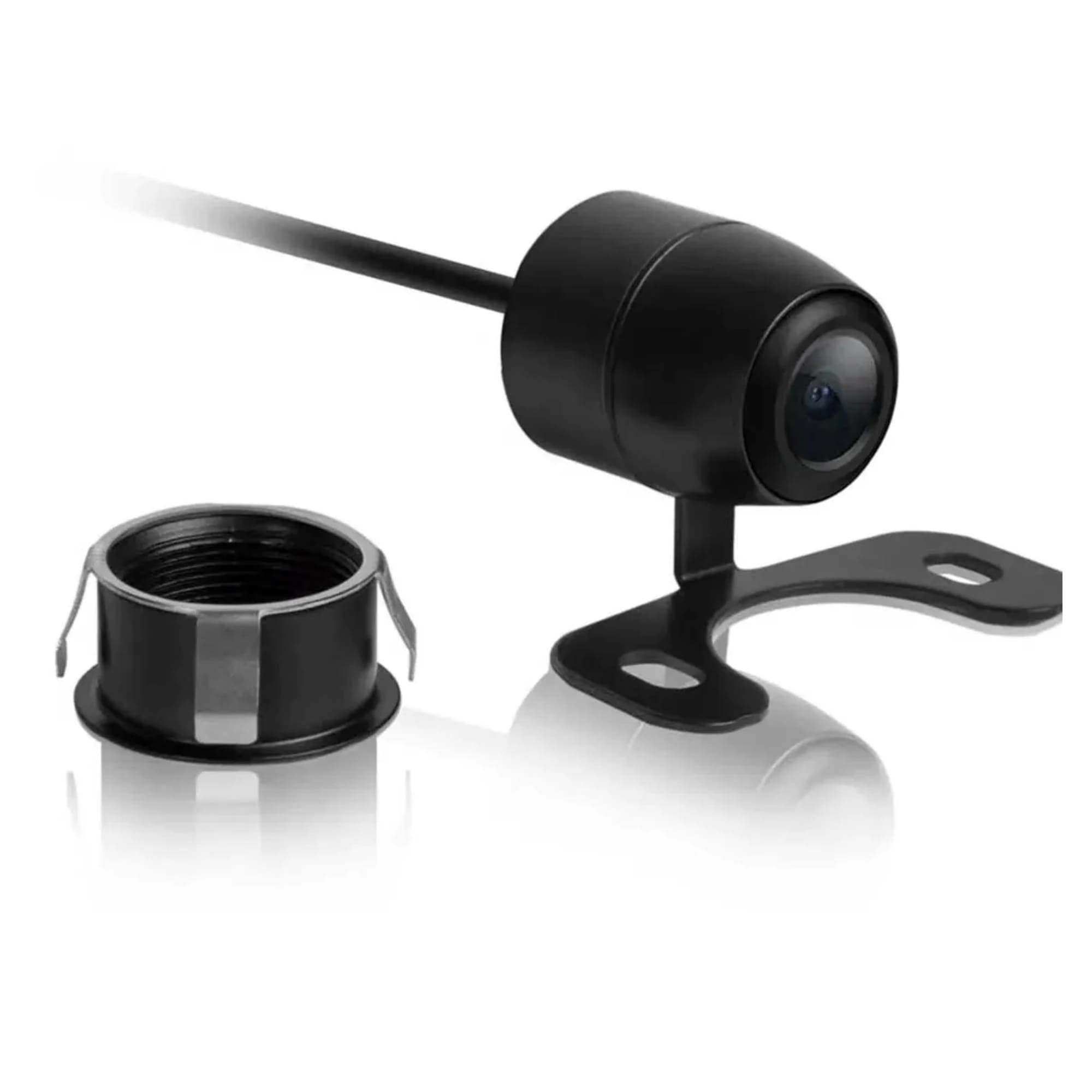 Câmera de Ré Borboleta e Parachoque 2x1 Dinâmica 150 graus de visão Resistente água H-Tech-CR420