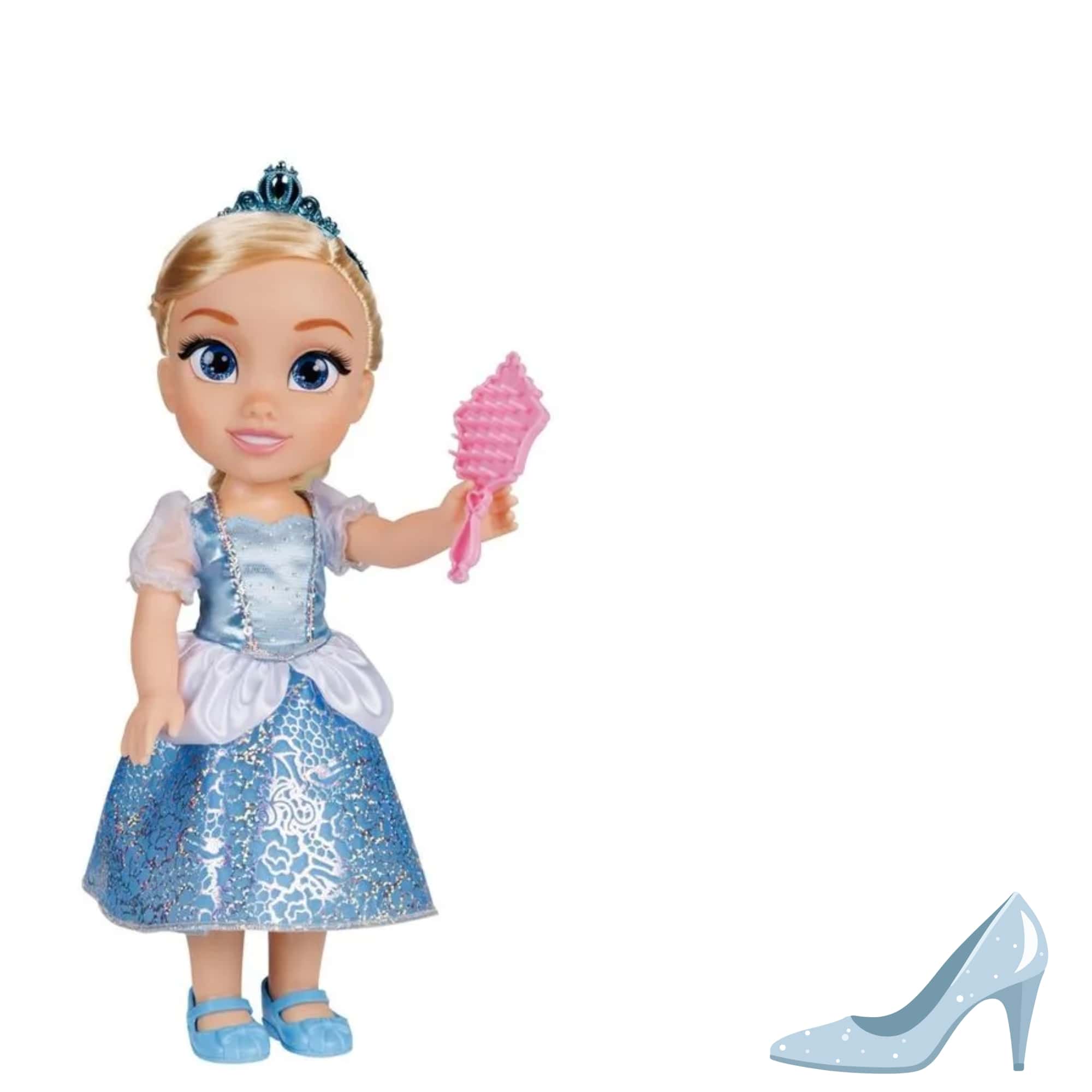 Brinquedo Infantil Bonecas Princesas Articulada Cinderella 38 cm Multikids - BR1915