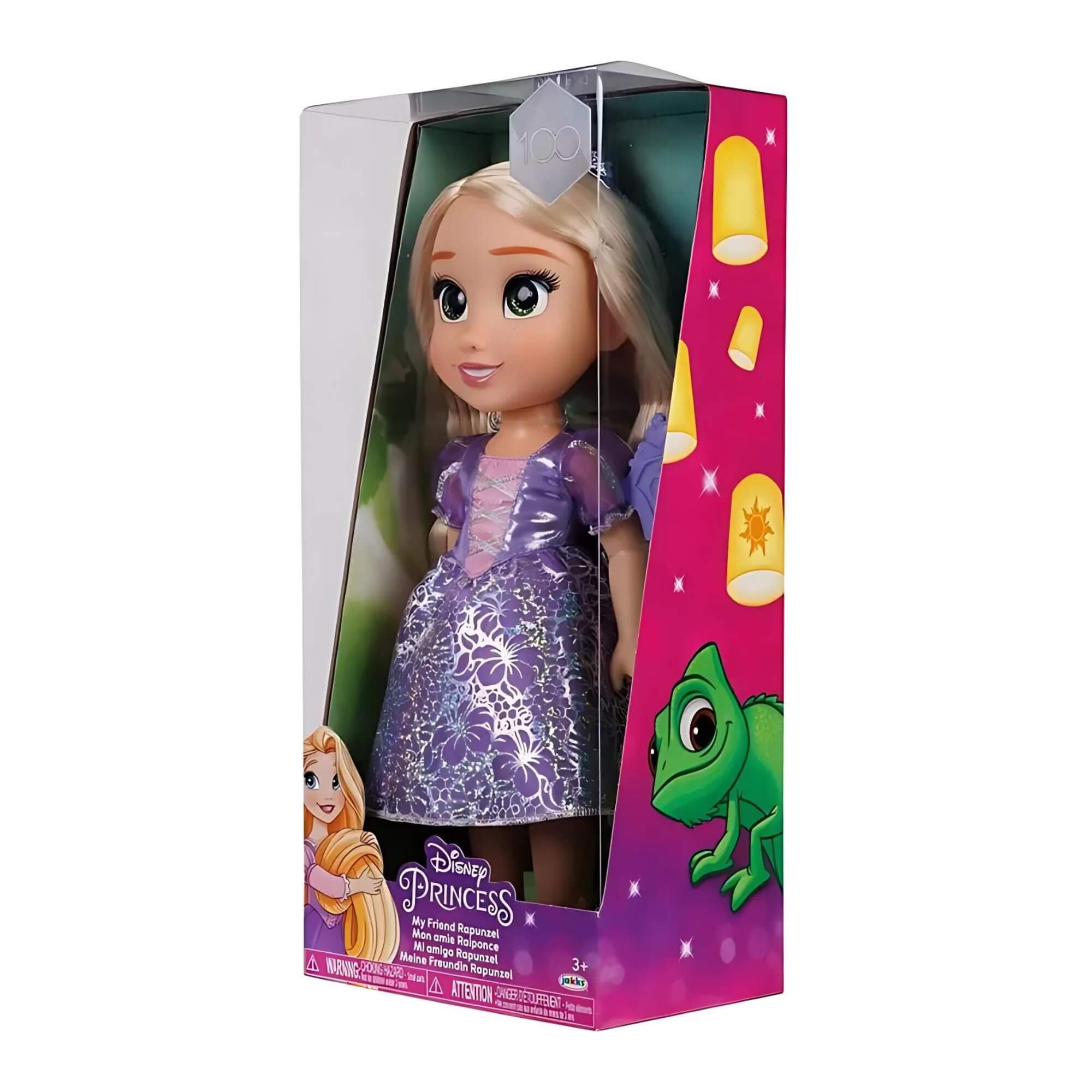 Brinquedo Infantil Boneca Princesa Disney Rapunzel 38cm Multikids - BR1919