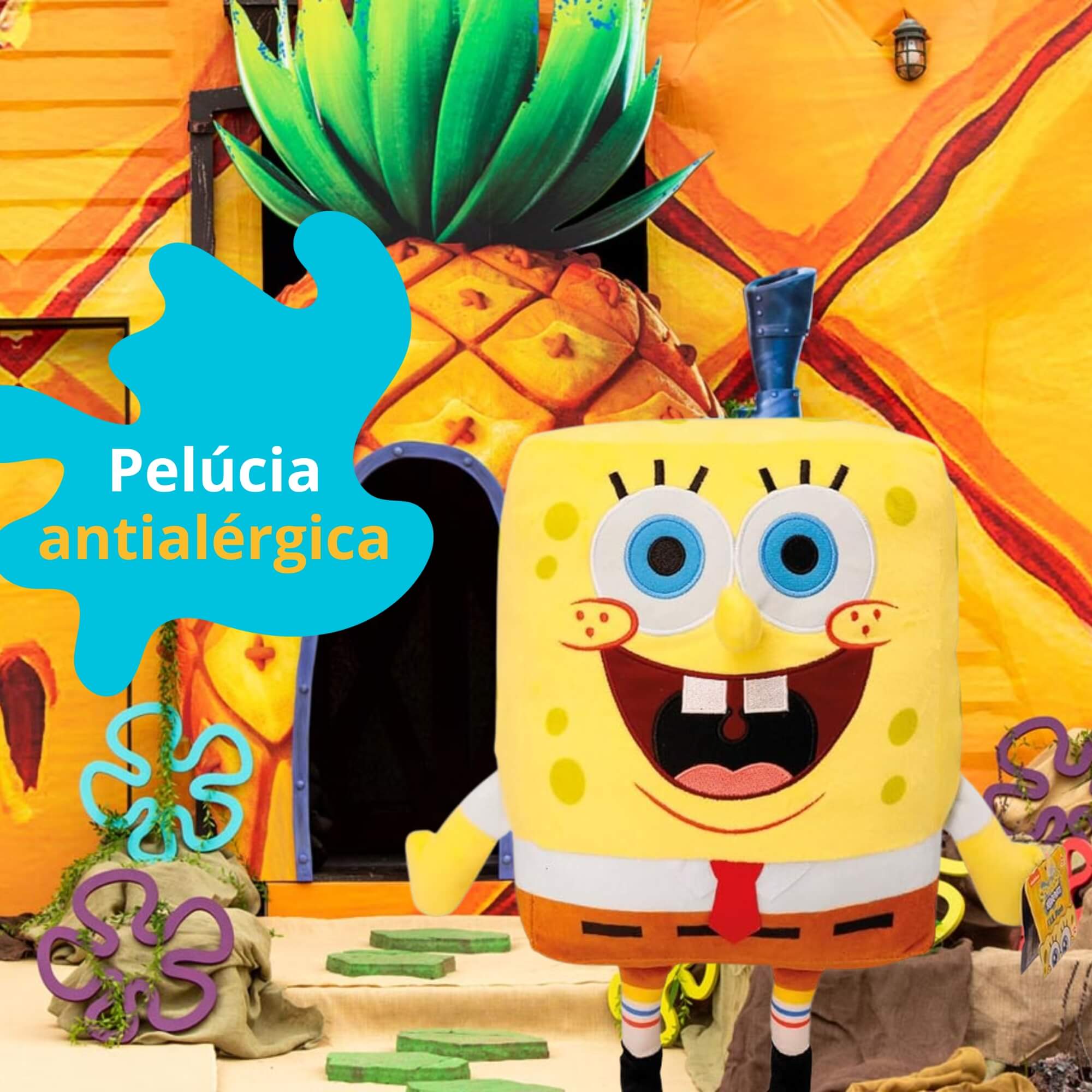 Brinquedo Infantil Pelucia Bob Esponja 30CM Multikids BR2103k