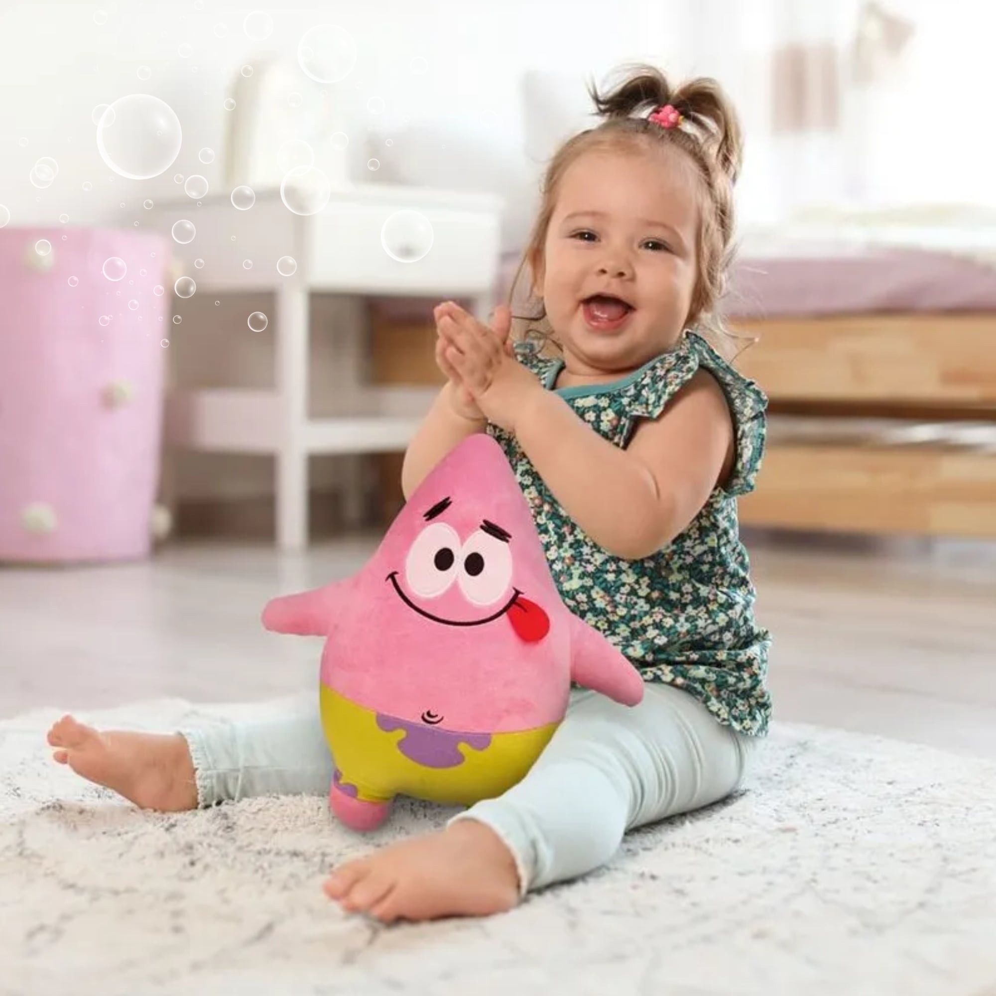Brinquedo Infantil Pelúcia Patrick Estrela 30CM Multikids BR2104