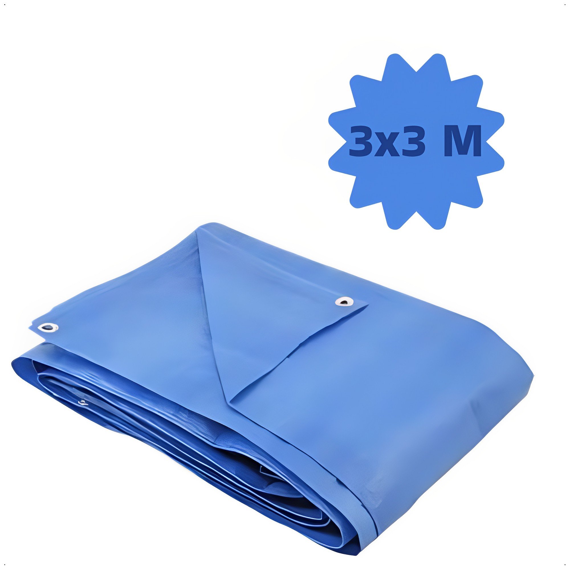 COMP Kit Piscina Inflável Azul 2.700L capacidade de até 3 Adultos + Lona 4x4 de Cobertura + Bomba de Ar Manual