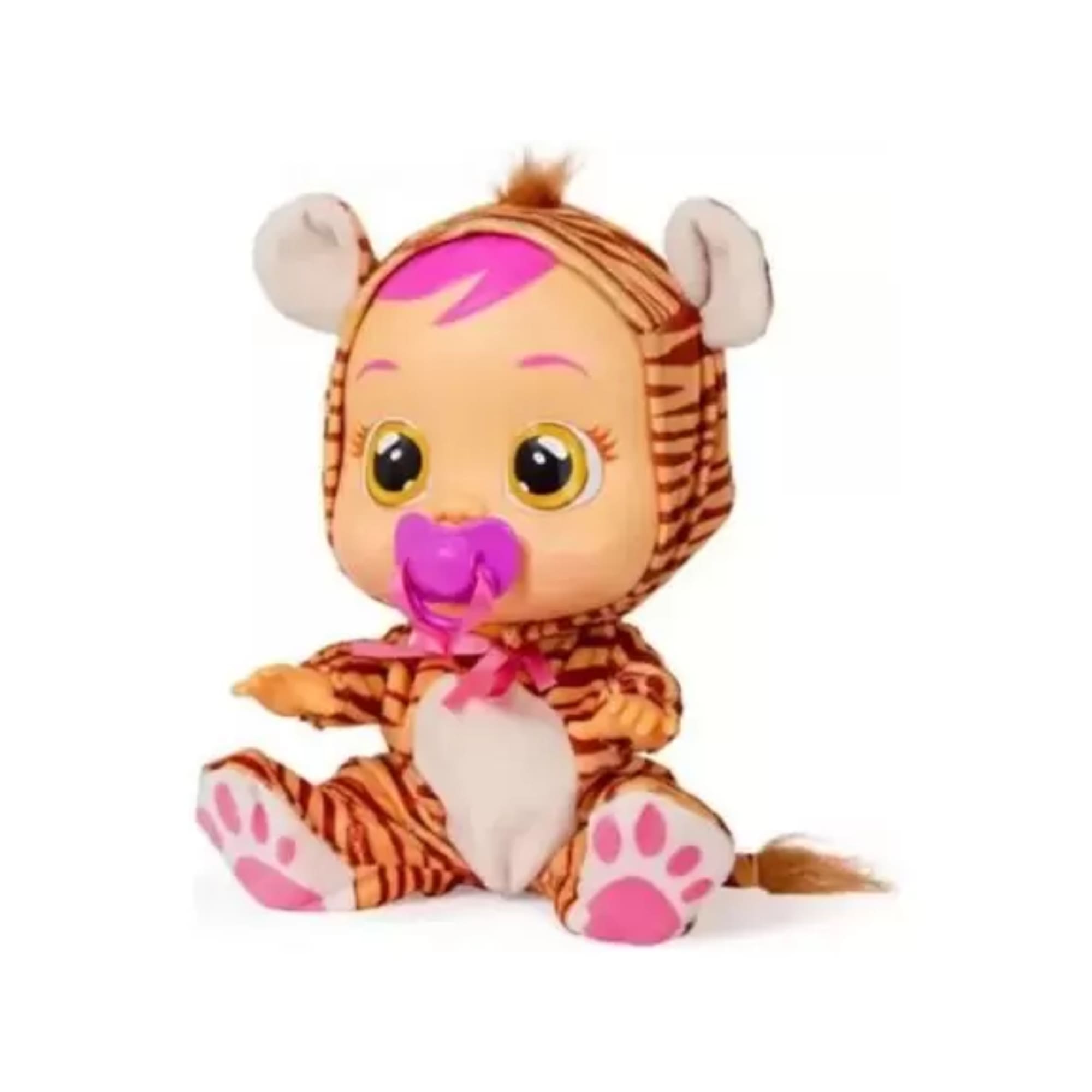 Boneca CryBabies Fantasy Nala chora de Verdade Cor Laranja Multikids - BR2119