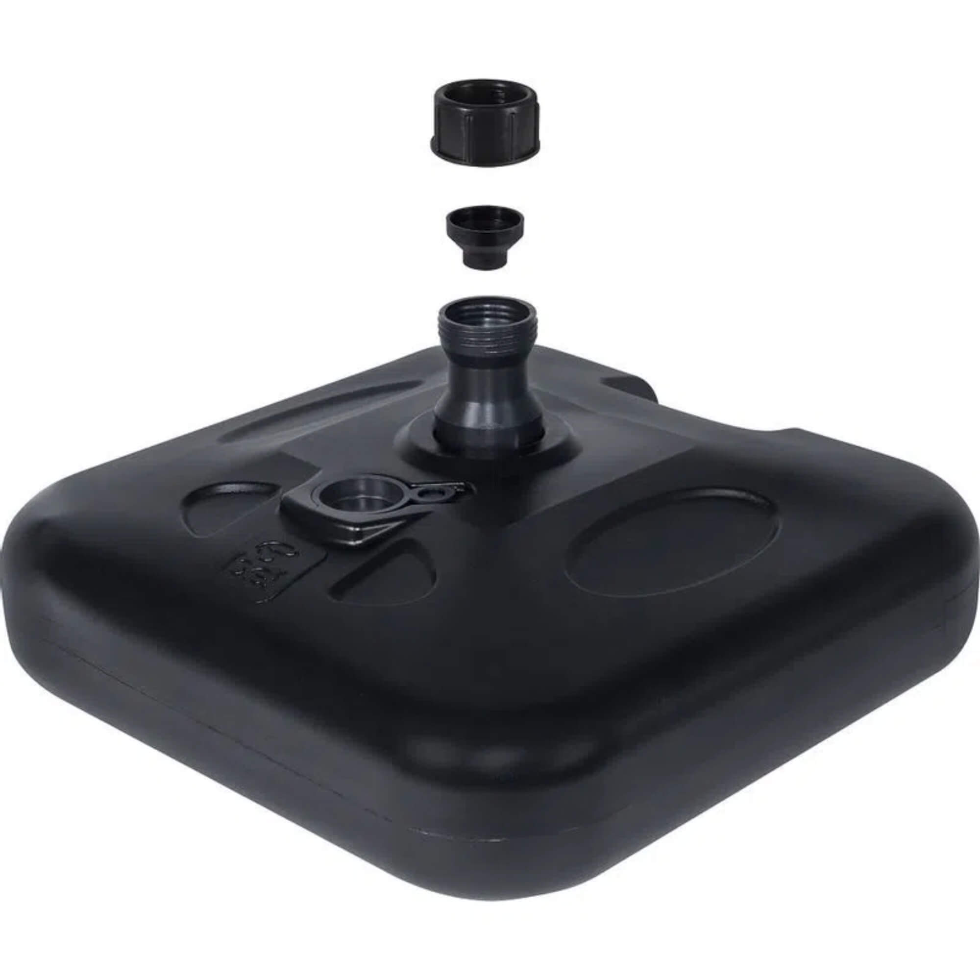 Base Suporte para Guarda Sol e Ombrelone Preta Plástico Resistente - BEL (P55) 70027107