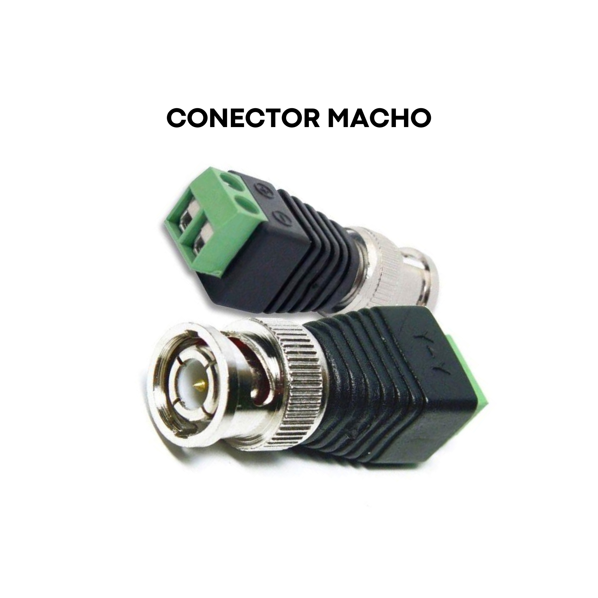 COMP KIT 10 Conectores BNC Macho para Borne BNC