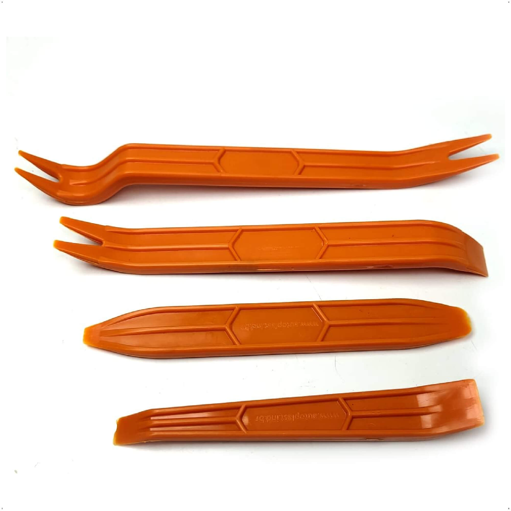 Kit com 4 Espatulas p/ Remoção Molduras/Painéis/Interruptores/Frisos/Canaletas Expex - EPX 374