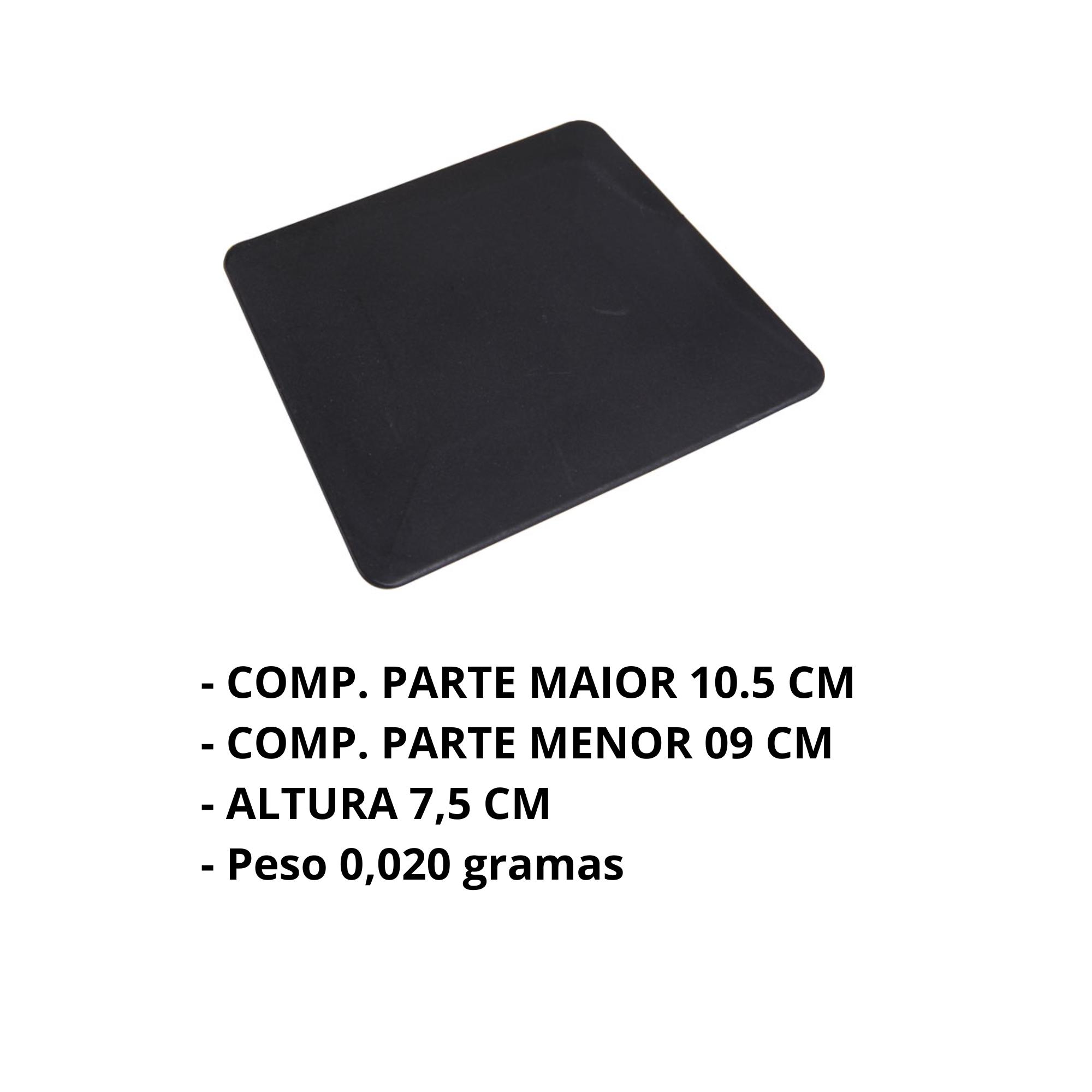 Espátula Teflon Para Envelopamento Espátula Insulfilm Aplicação Preto - EXFER-038