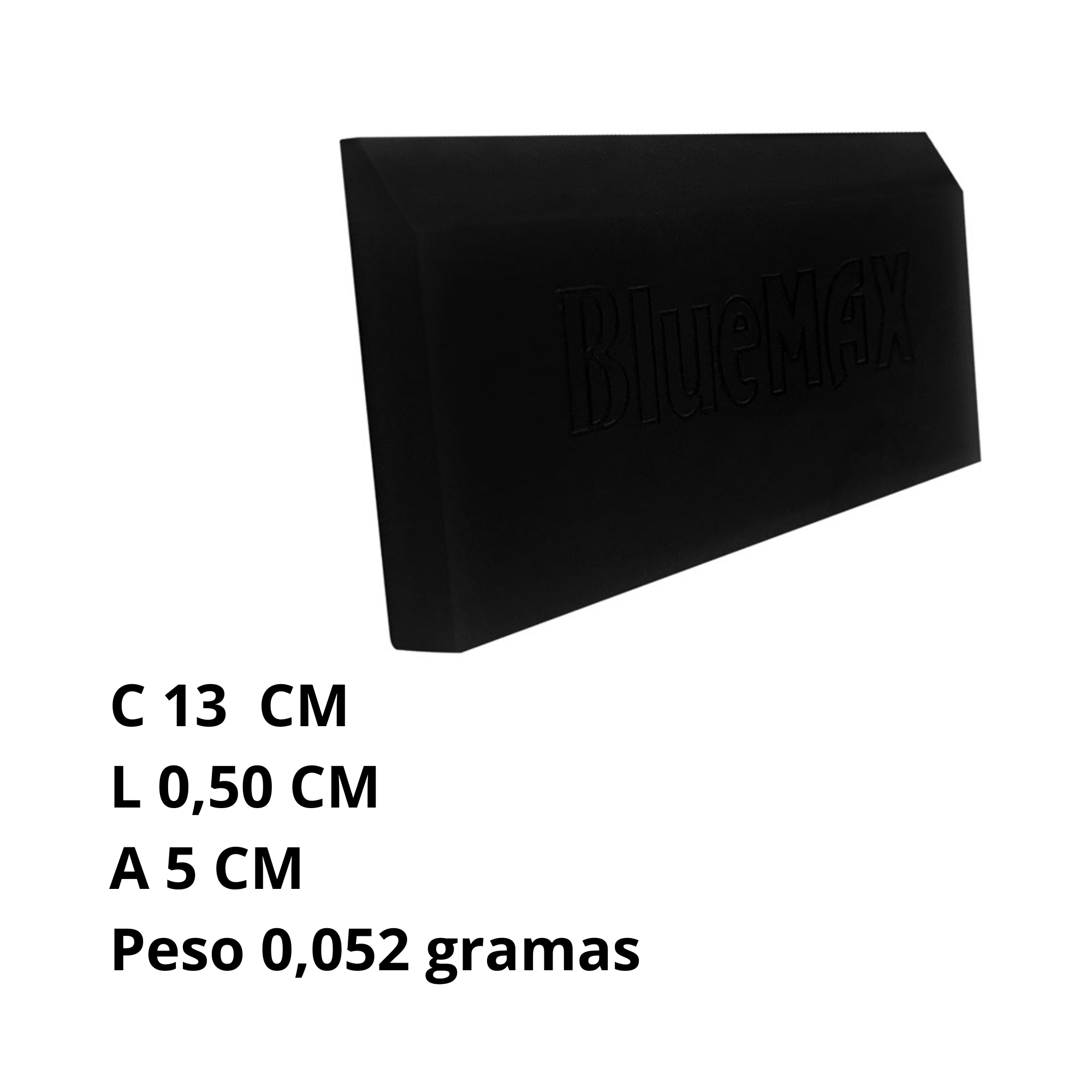 Borracha Tipo Max Blue Preto Aplicação Insulfilm Expex - EXFER-027