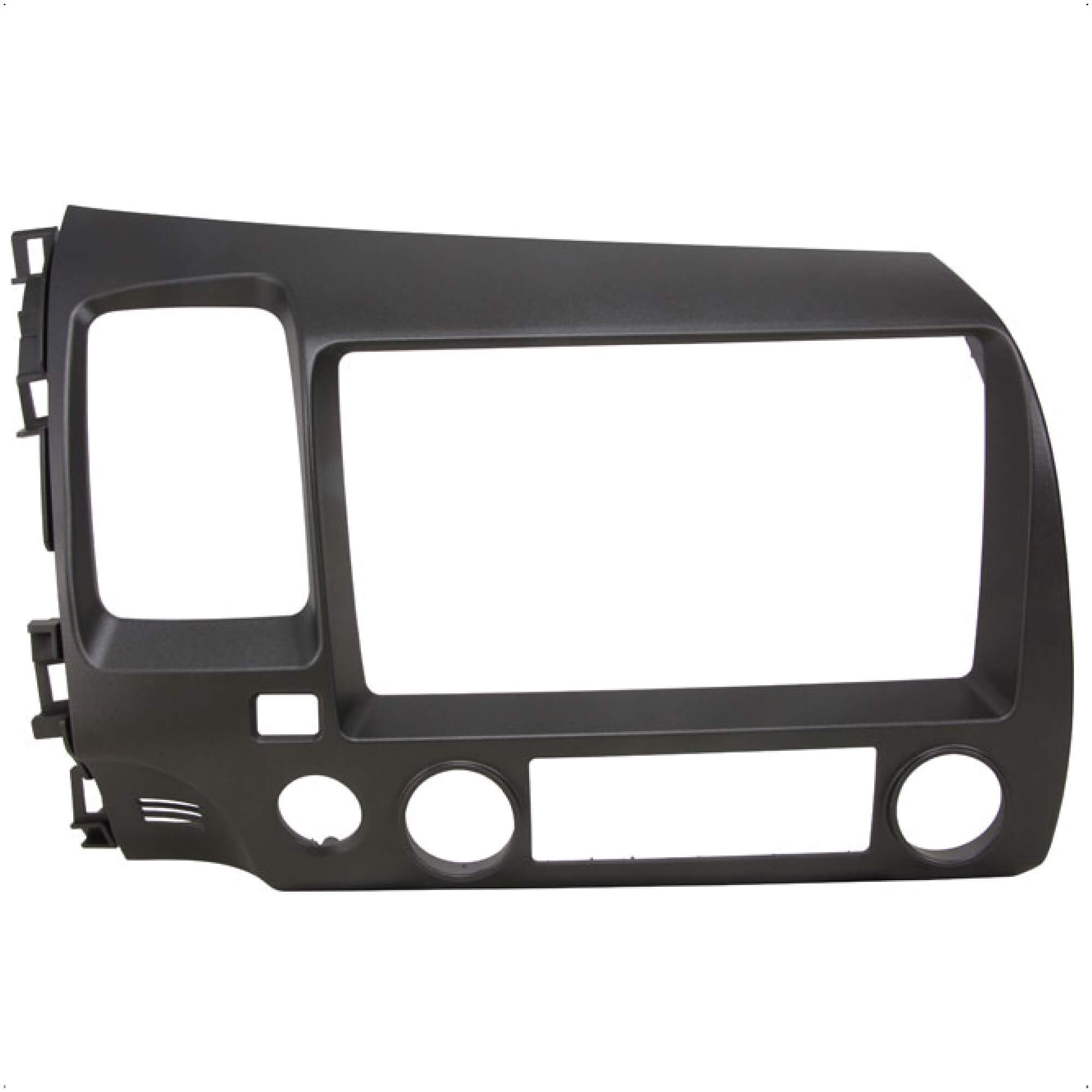 Moldura 9 polegadas Grafite New Civic 2007 2008 2009 2010 2011 Expex - EPX9HO013