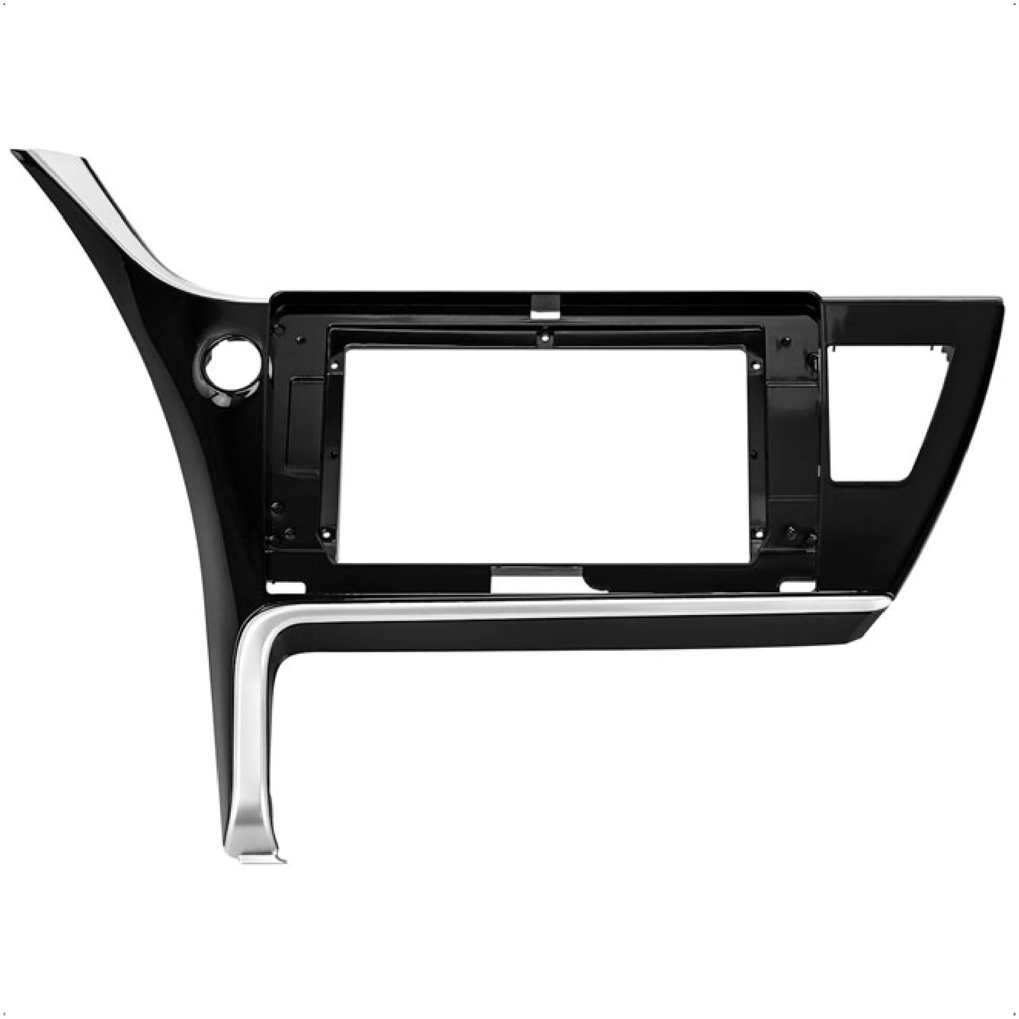 Moldura 10 Polegadas Toyota Corolla 2018 2019 Black Piano Expex - EPX10TO006