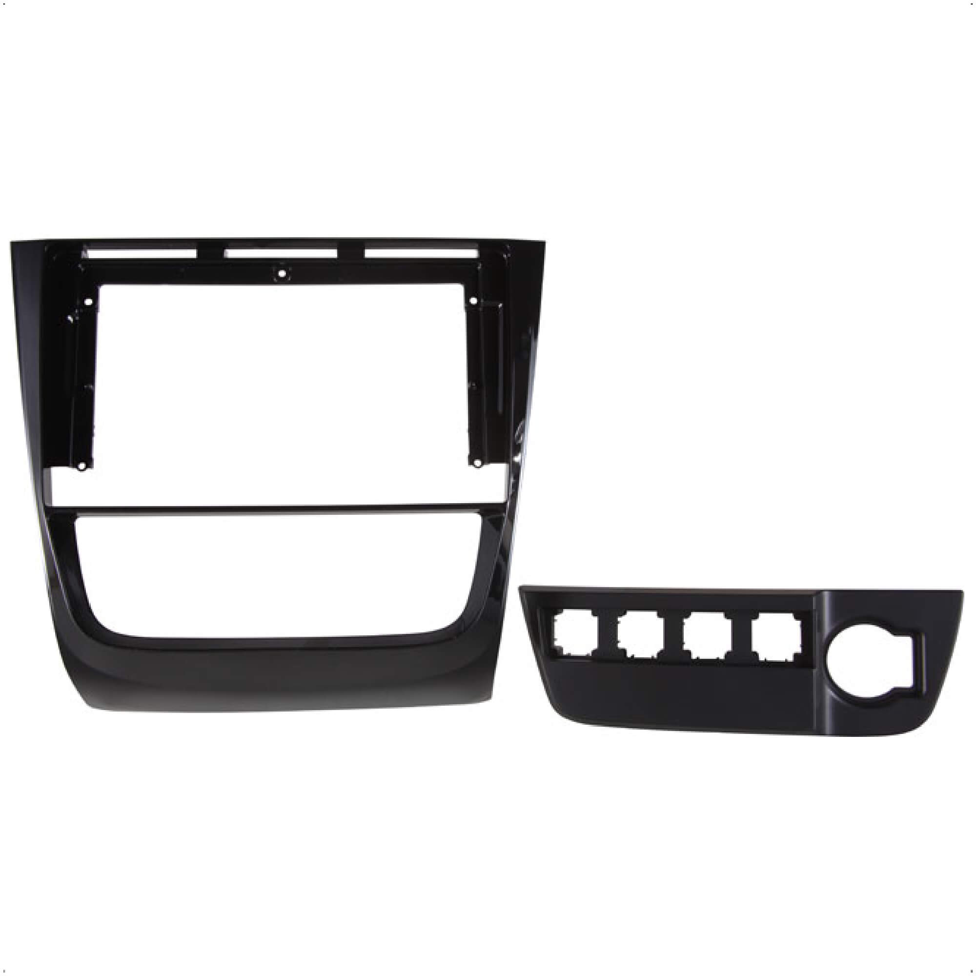 Moldura 9 Polegadas Gol / Voyage / Saveiro G6 2013 2014 2015 Black Piano Expex - EPX9VW005