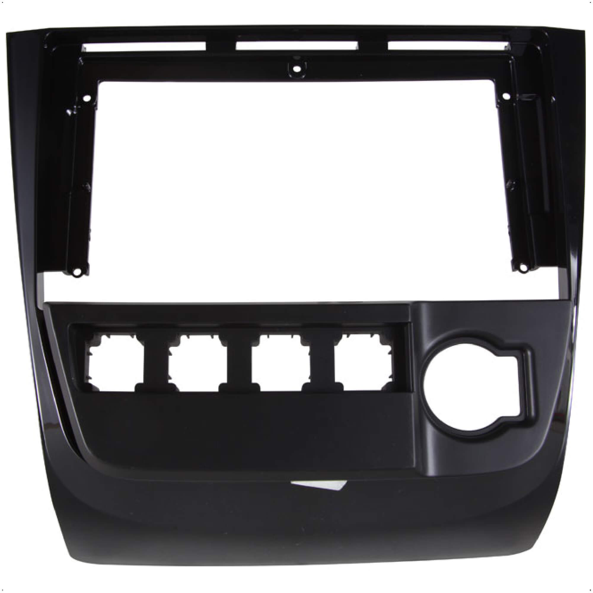 Moldura 9 Polegadas Gol / Voyage / Saveiro G6 2013 2014 2015 Black Piano Expex - EPX9VW005