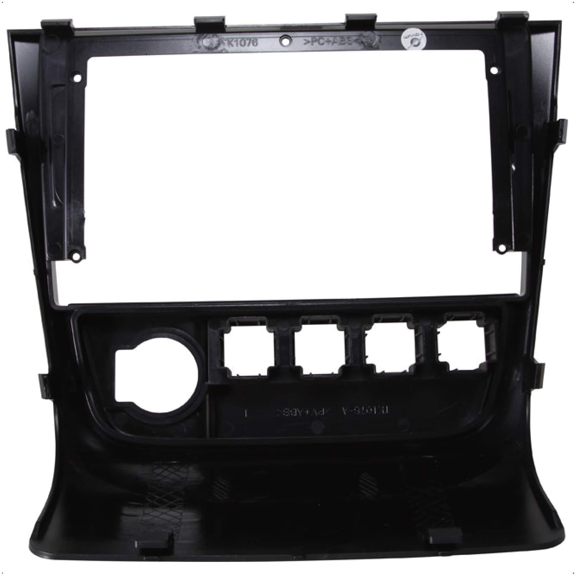 Moldura 9 Polegadas Gol / Voyage / Saveiro G6 2013 2014 2015 Black Piano Expex - EPX9VW005