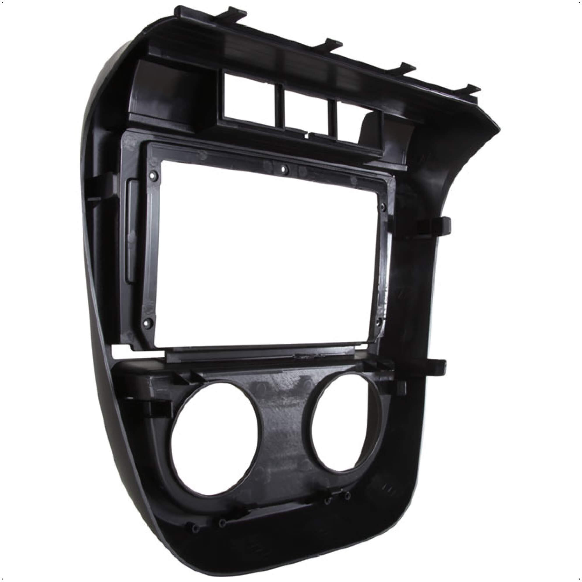 Moldura 9 Polegadas SpaceFox G1 2003 2004 2005 2006 2007 2008 2009 Preta Expex - EPX9VW007