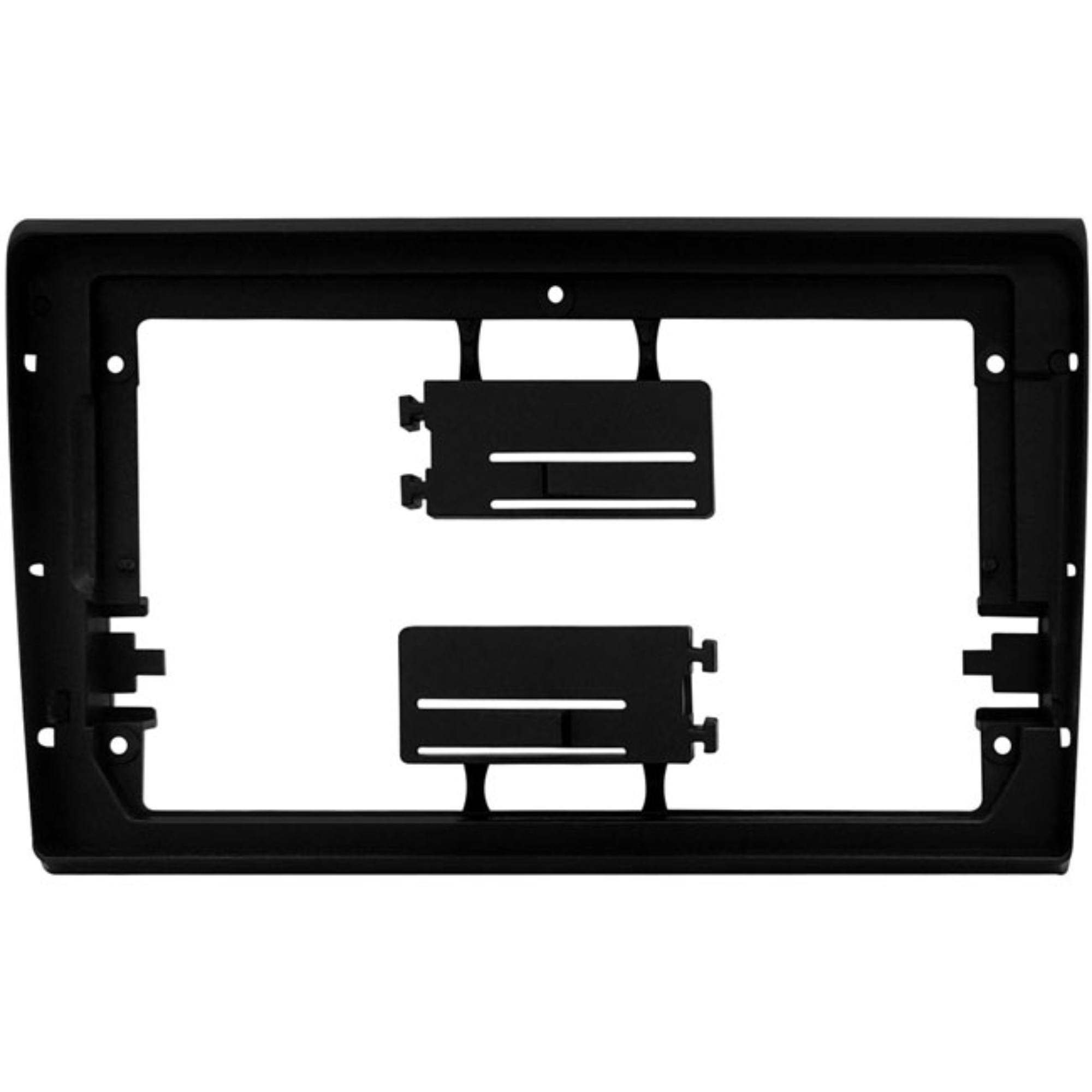Moldura 9 polegadas preto fosco Bravo 2016 até 2024 Expex Padrão Chinês - EPX9FT014