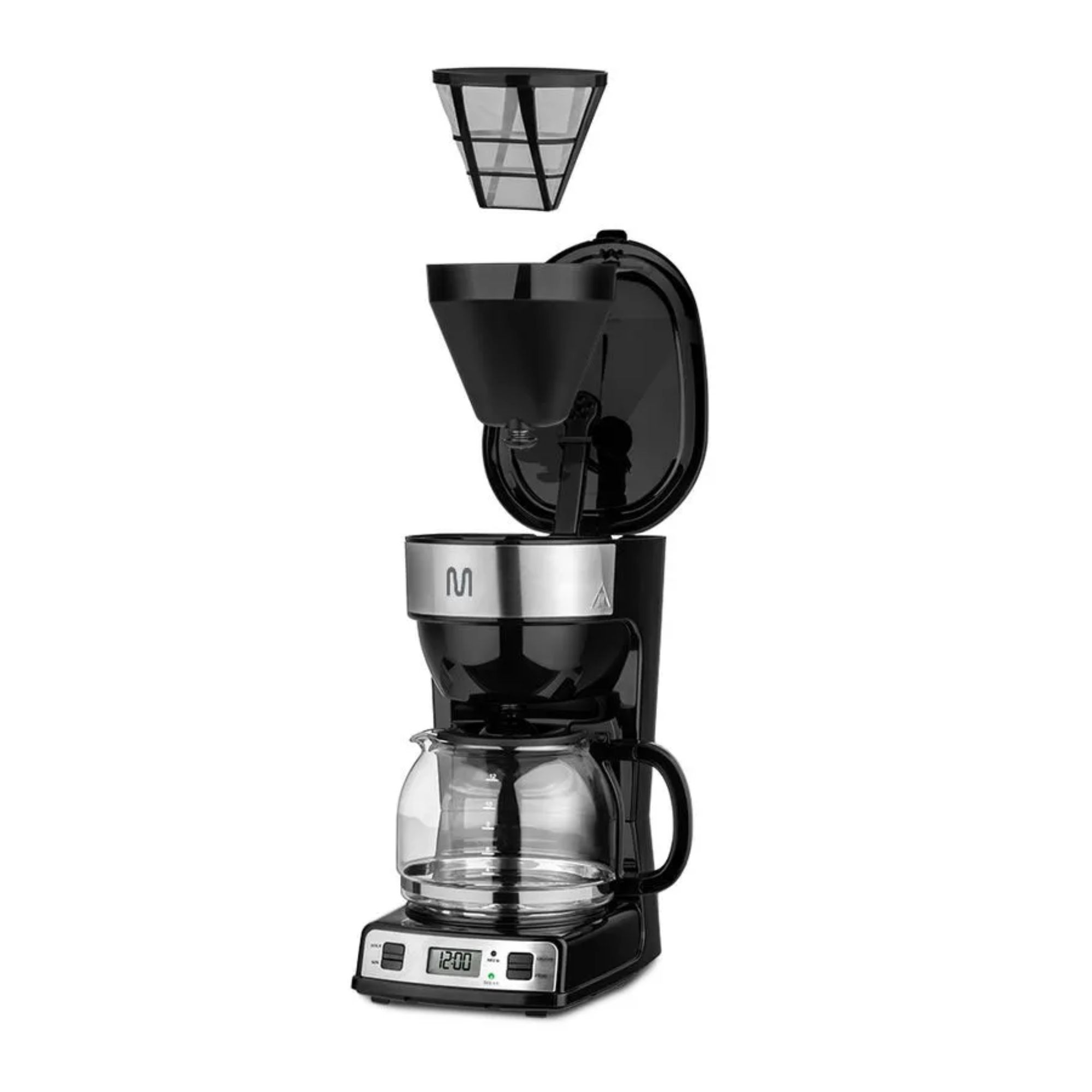 Cafeteira Digital Elétrica Jarra de Vidro com Colher Dosadora 220V-900W Multi - BE032