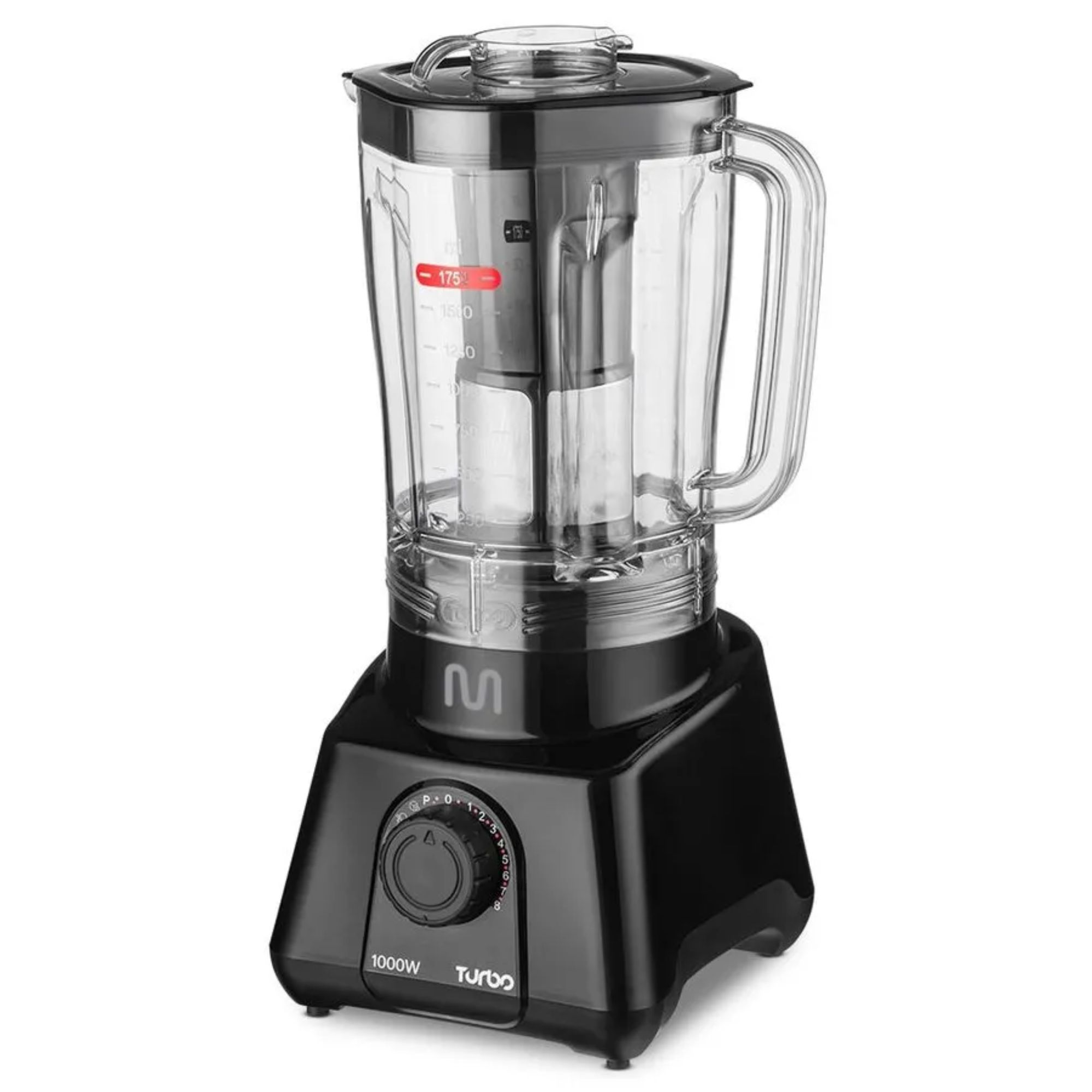 Liquidificador Turbo Multi 2,6l Preto 1000w 220v 8 Velocidades Multihome  - LQ1002