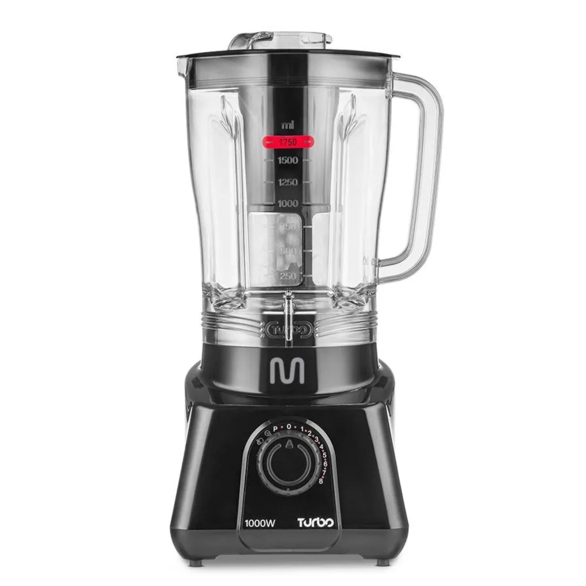 Liquidificador Turbo Multi 2,6l Preto 1000w 220v 8 Velocidades Multihome  - LQ1002