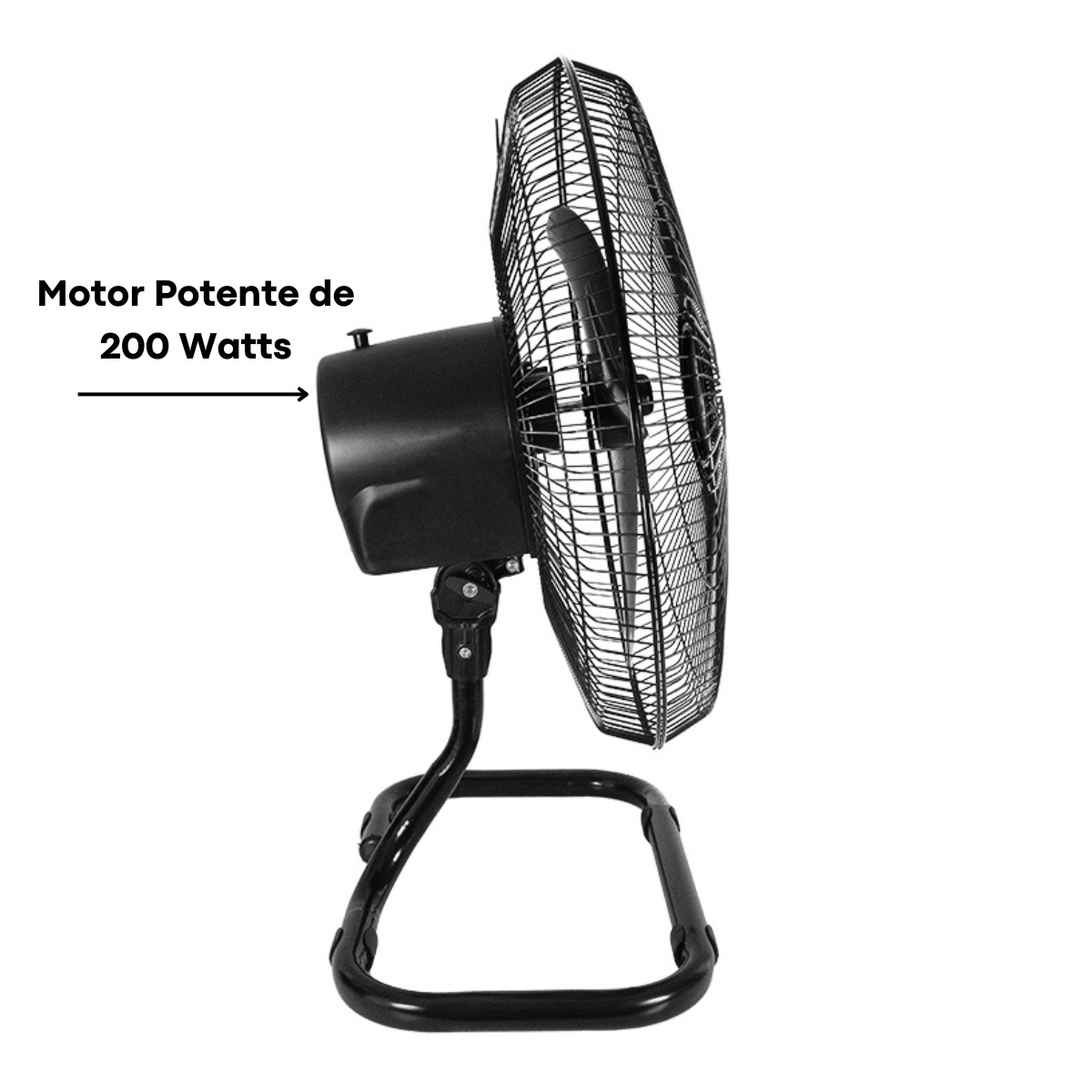 Ventilador Comercial de Mesa Oscilante 50cm Steel Agratto Preto Premium Bivolt - Ventisol - 5318