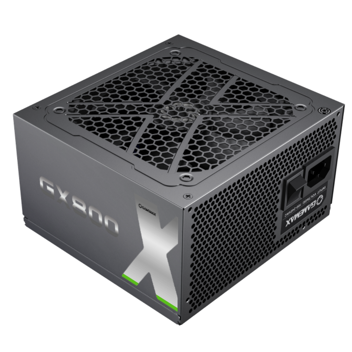 Fonte ATX 800w Real GX800 BK Preto 80 Plus Gold Gamemax 001000082
