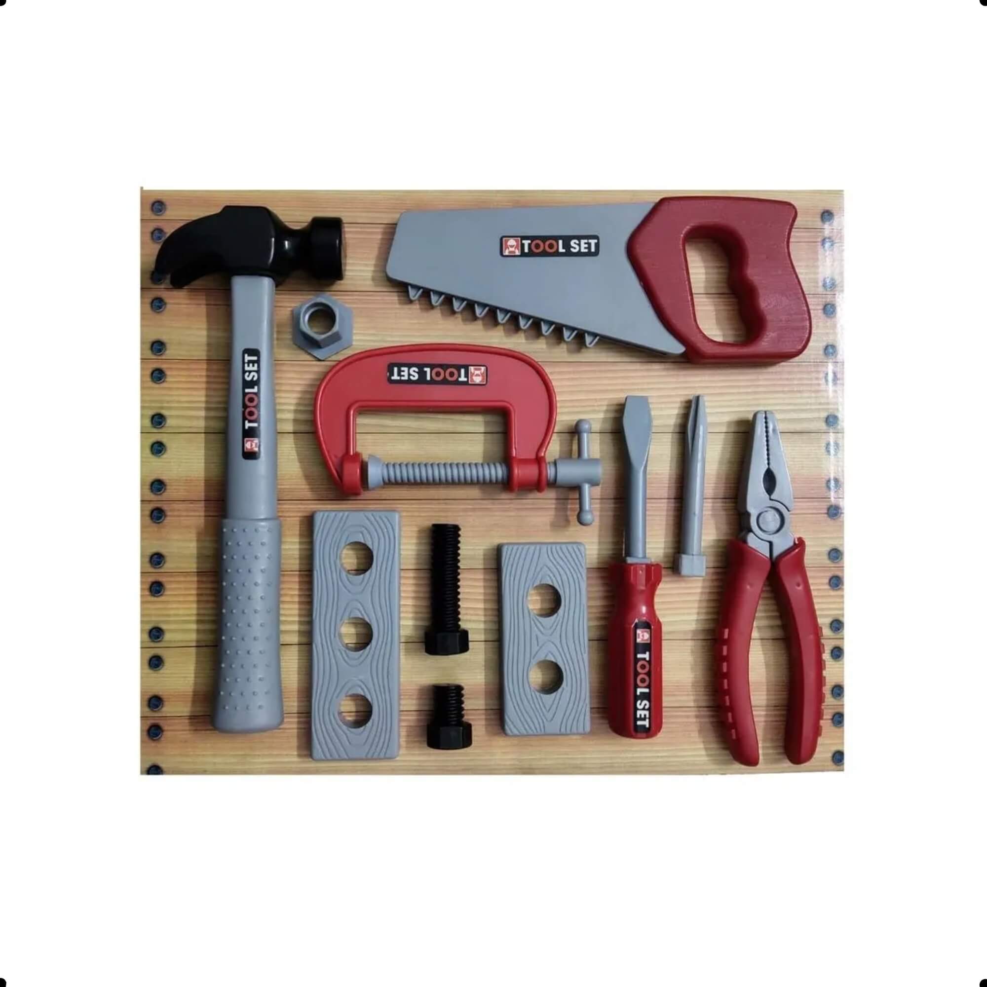 Brinquedo infantil oficina criativa kit reparo c/ 11 peças, ferramentas, +3 anos Multikids BR1829