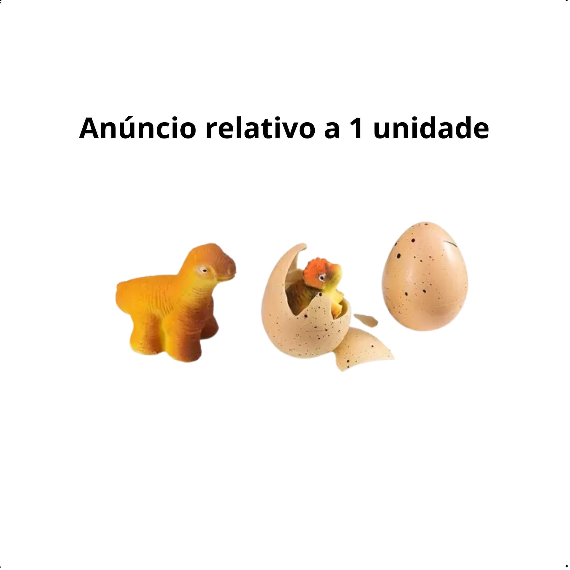 Brinquedo 1 Ovo Pop Toys egg dinossauro cresce na água Lembrancinha Festa Multikids BR1909