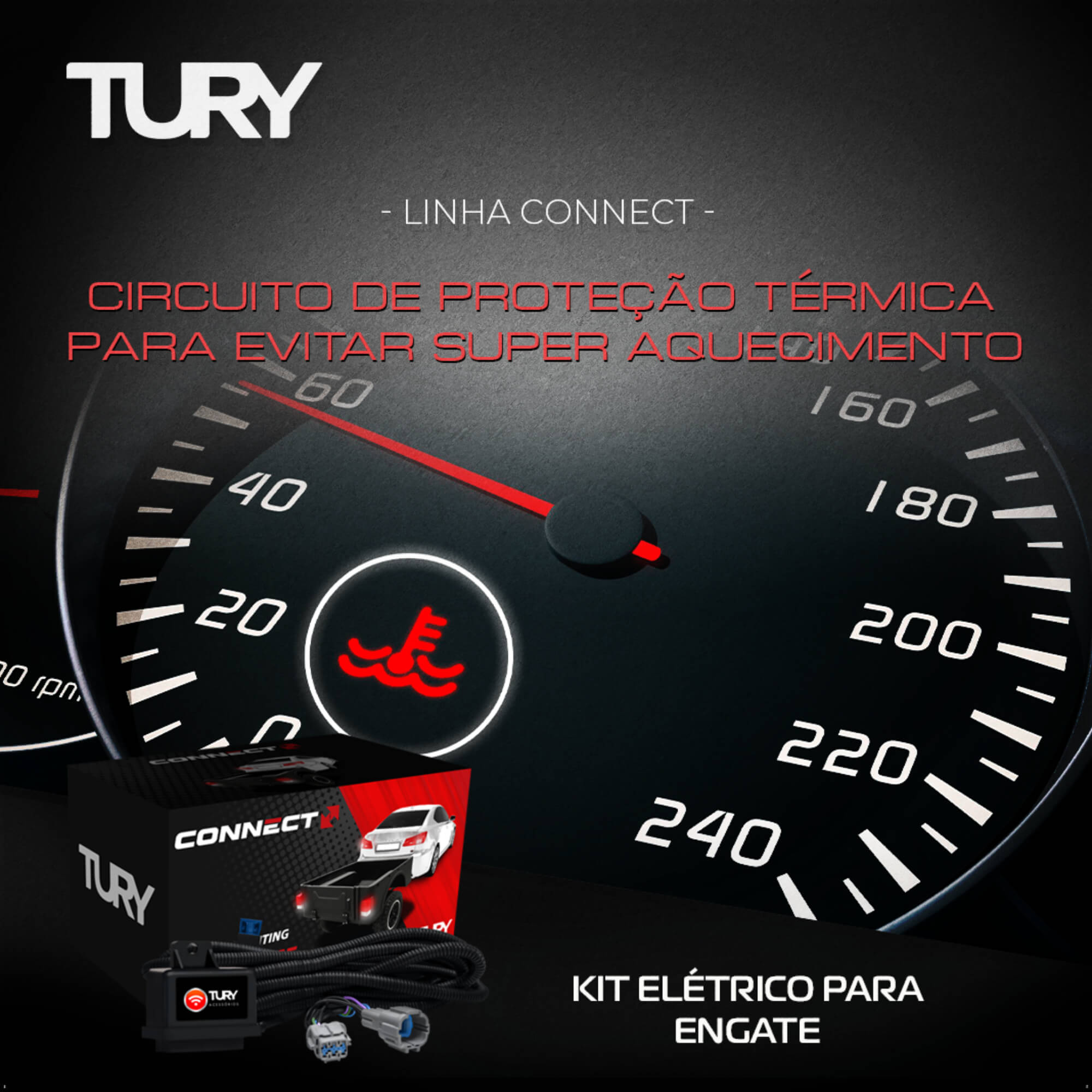 Modulo De Proteção Eletrica para o Engate 1500 Classic 2019 PA Tury - CONNECT_IP_5.2DJ