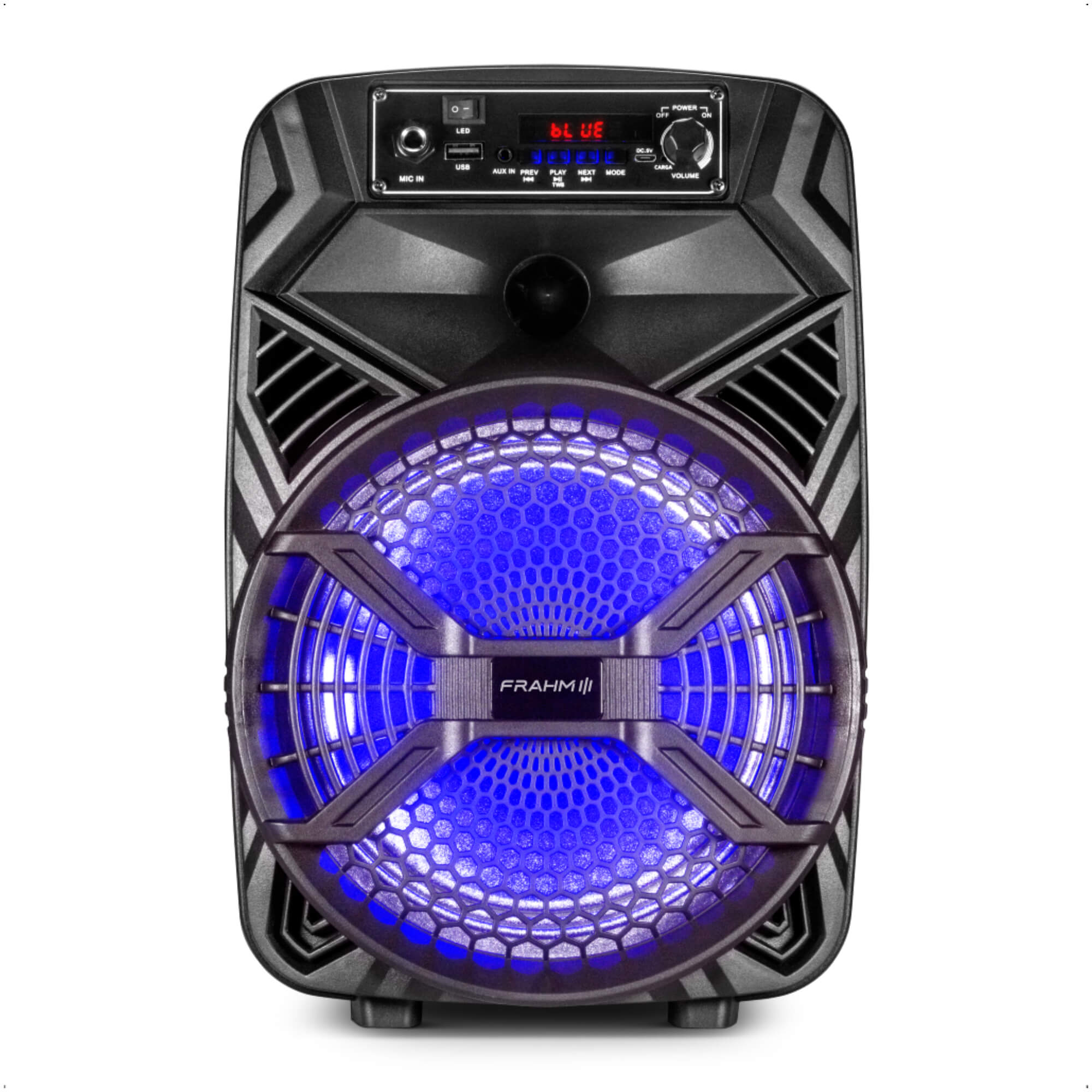 Caixa Amplificada Portátil 260w RMS Multiuso CMF 260 TWS 8 Polegadas Frahm - 32495