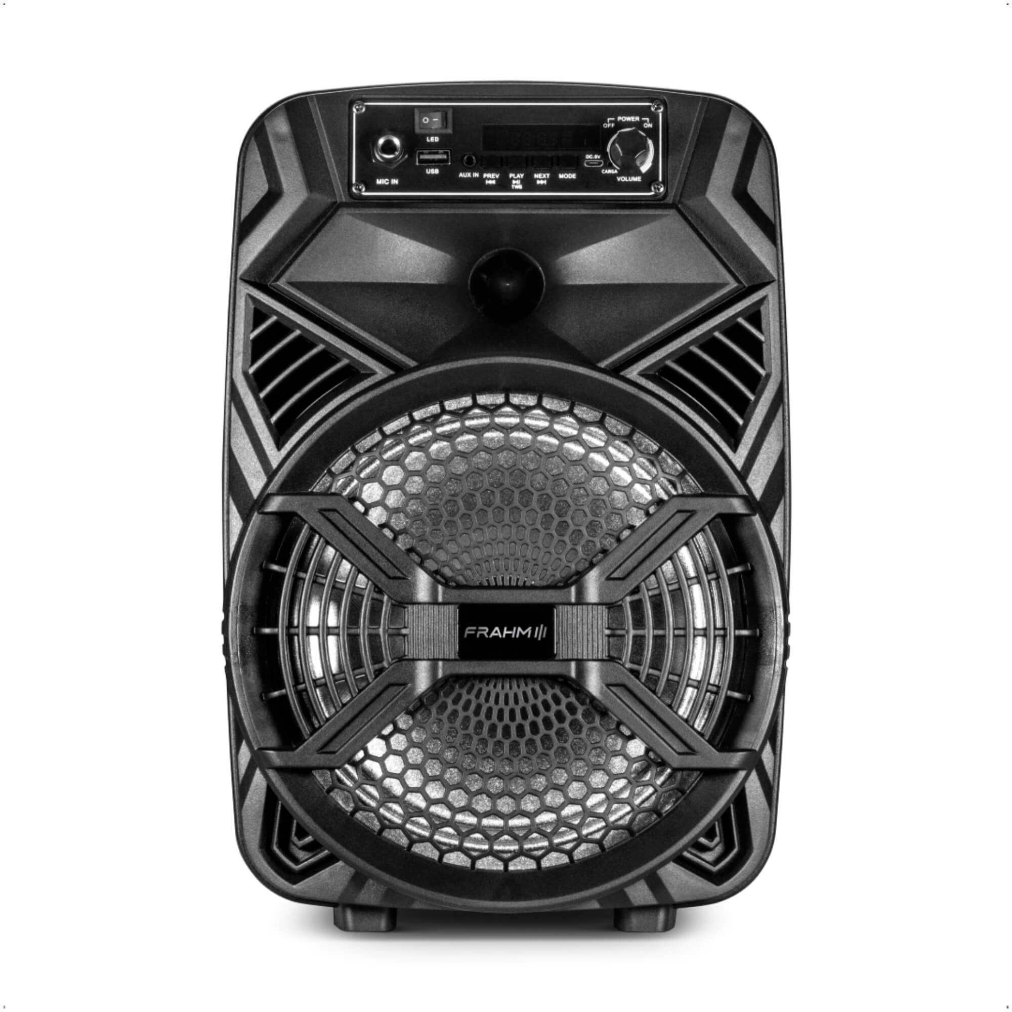 Caixa Amplificada Portátil 260w RMS Multiuso CMF 260 TWS 8 Polegadas Frahm - 32495