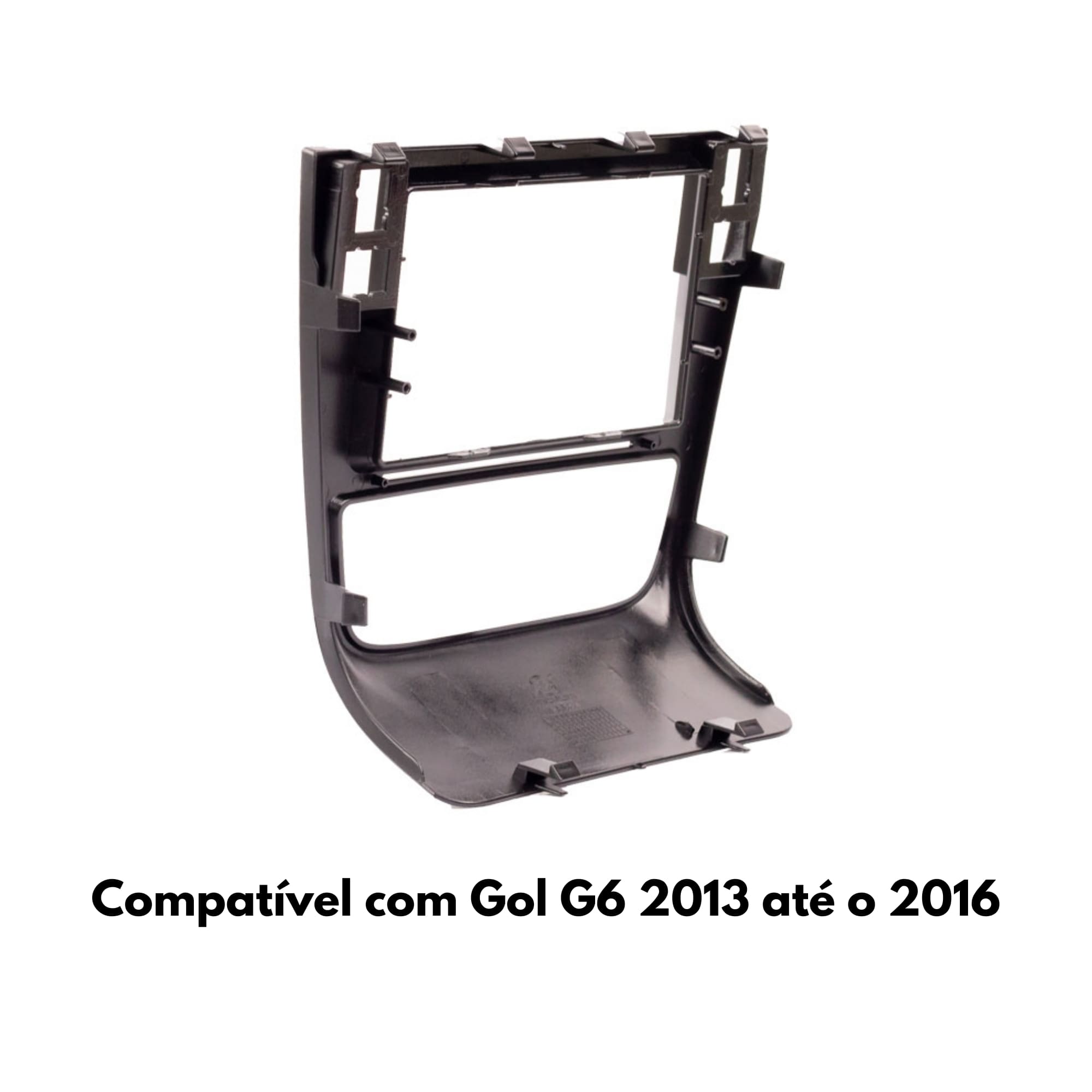 Moldura 2DIN 7 Polegadas Cor Black Piano Padrão JP/CH Gol G6 /Saveiro/ 2013~2016  Expex - EPX 324