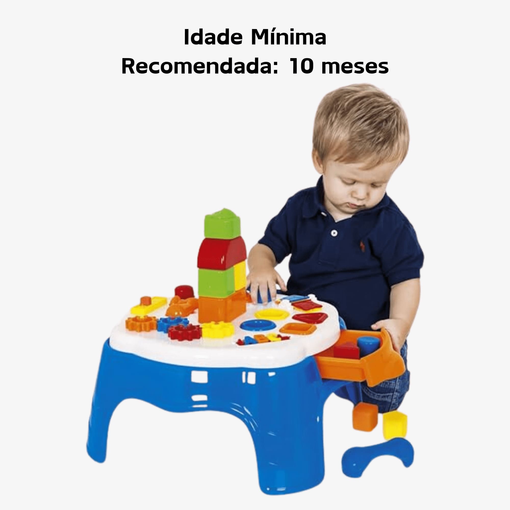 Brinquedo Infantil Play Time Mesa Atividades Acessórios Recomendado para +10 Meses Cotiplas - 1950